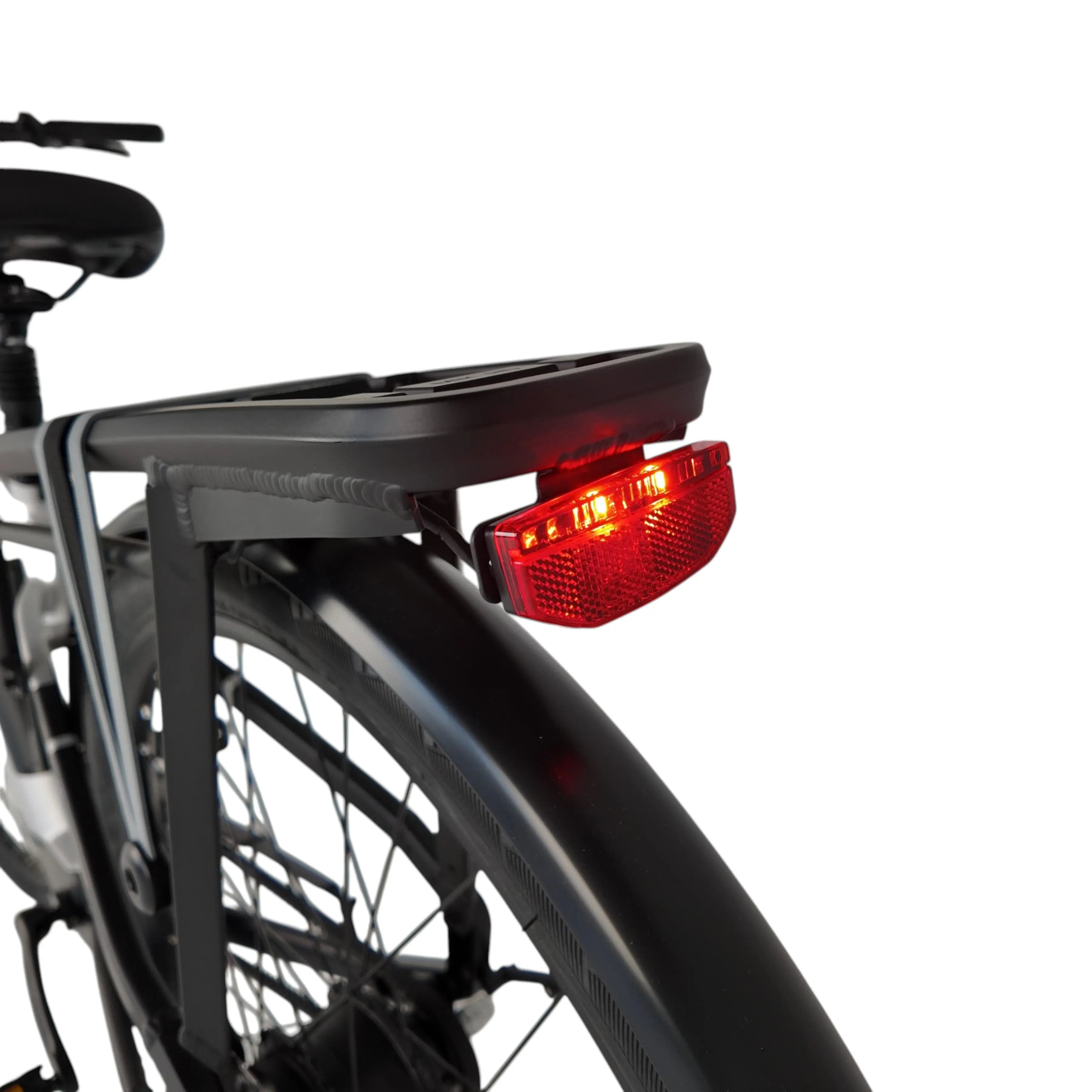 Vogue Milo Man Elektrische Fiets - Titanium Grey - 47 cm - AE-trading