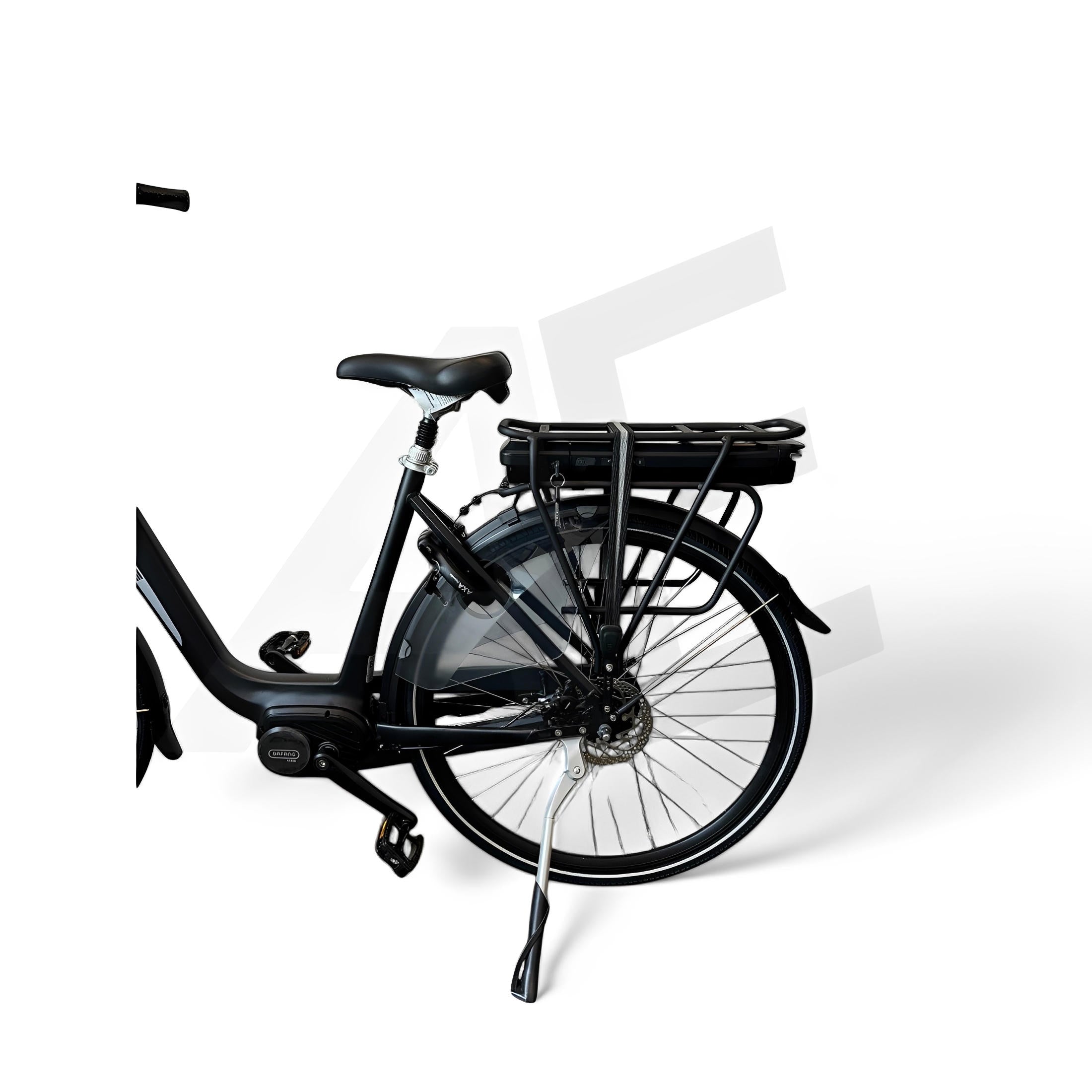 Vogue Mio 8SP Elektrische Fiets E-bike met Hydraulische Remmen 13Ah 36V 468Wh 46cm - Mat Zwart - AE-trading