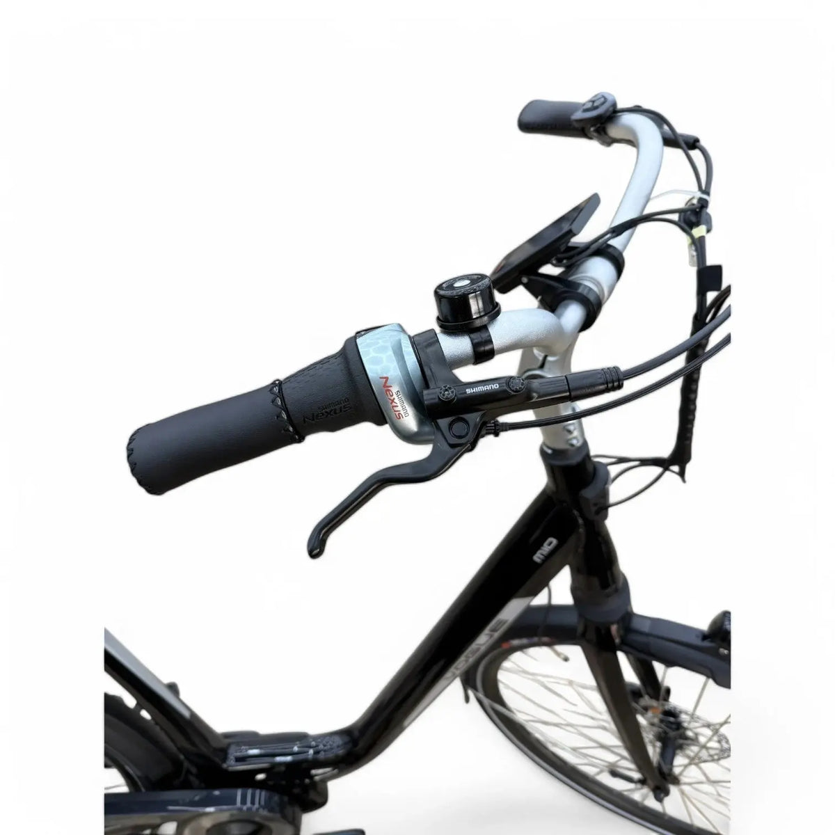 Vogue Mio 8SP Elektrische Fiets E-bike met Hydraulische Remmen 13Ah 36V 468Wh 46cm - Glans Zwart - AE-trading