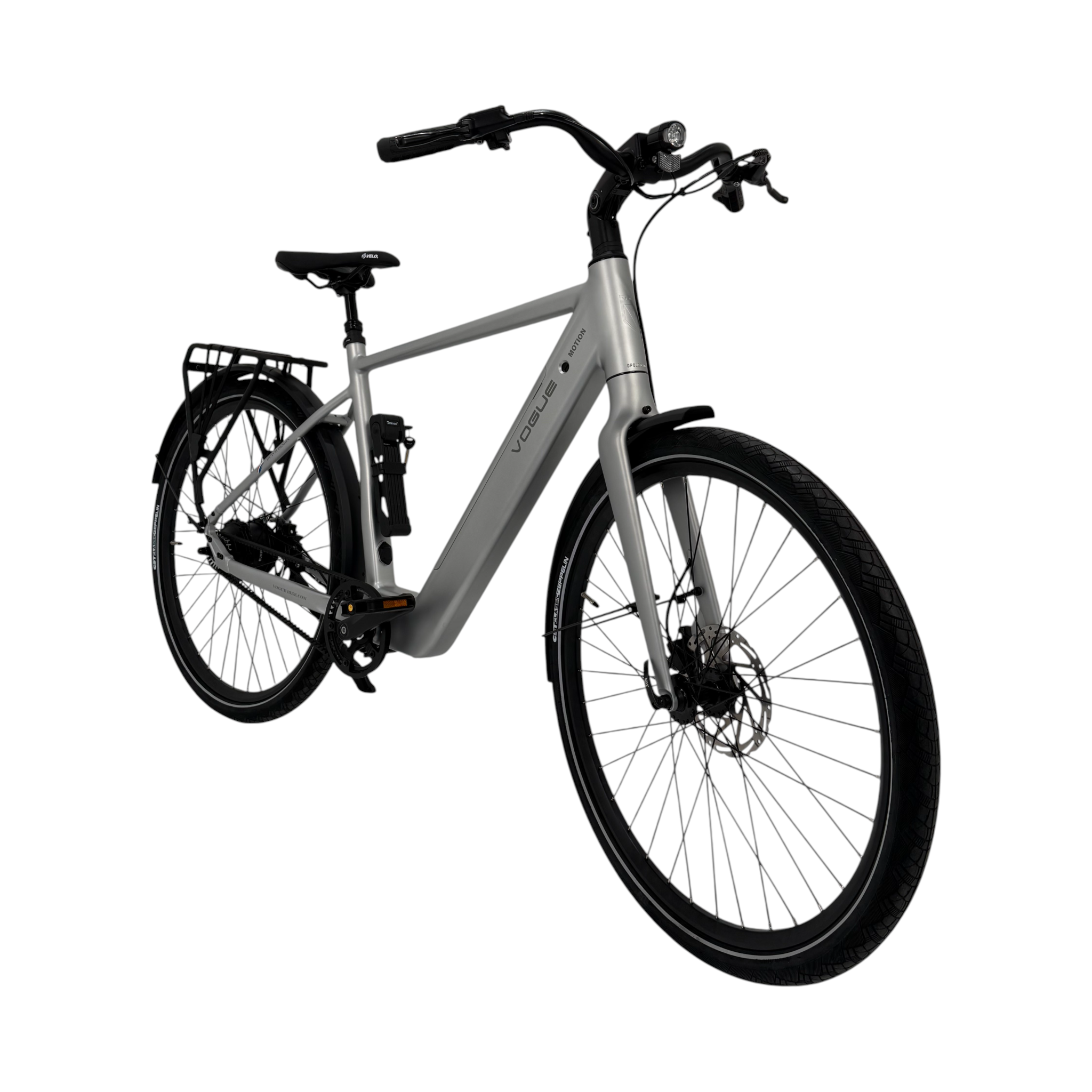 Vogue Motion - Hoge Instap - Zilver - Elektrische Fiets - AE-trading