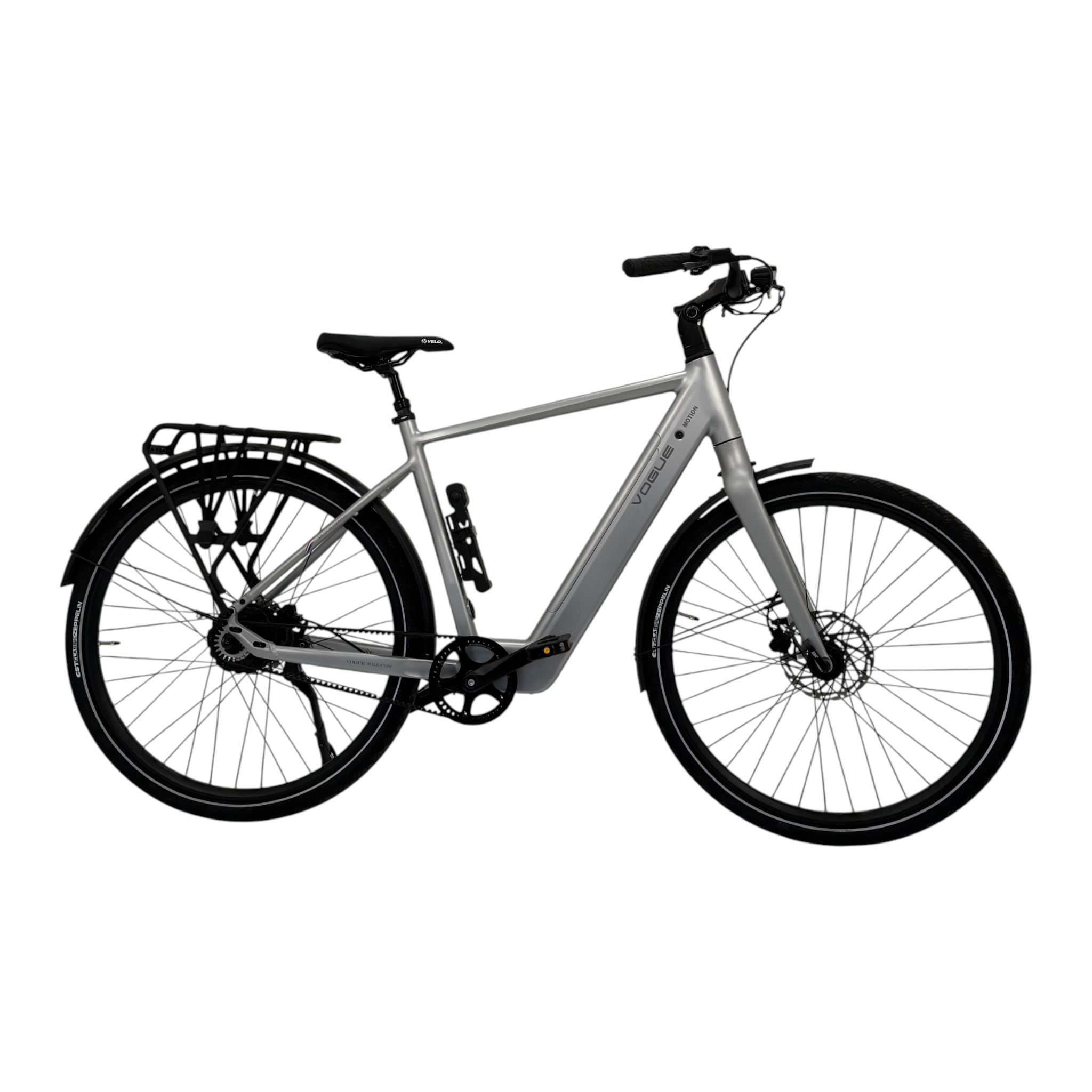 Vogue Motion - Hoge Instap - Zilver - Elektrische Fiets - AE-trading