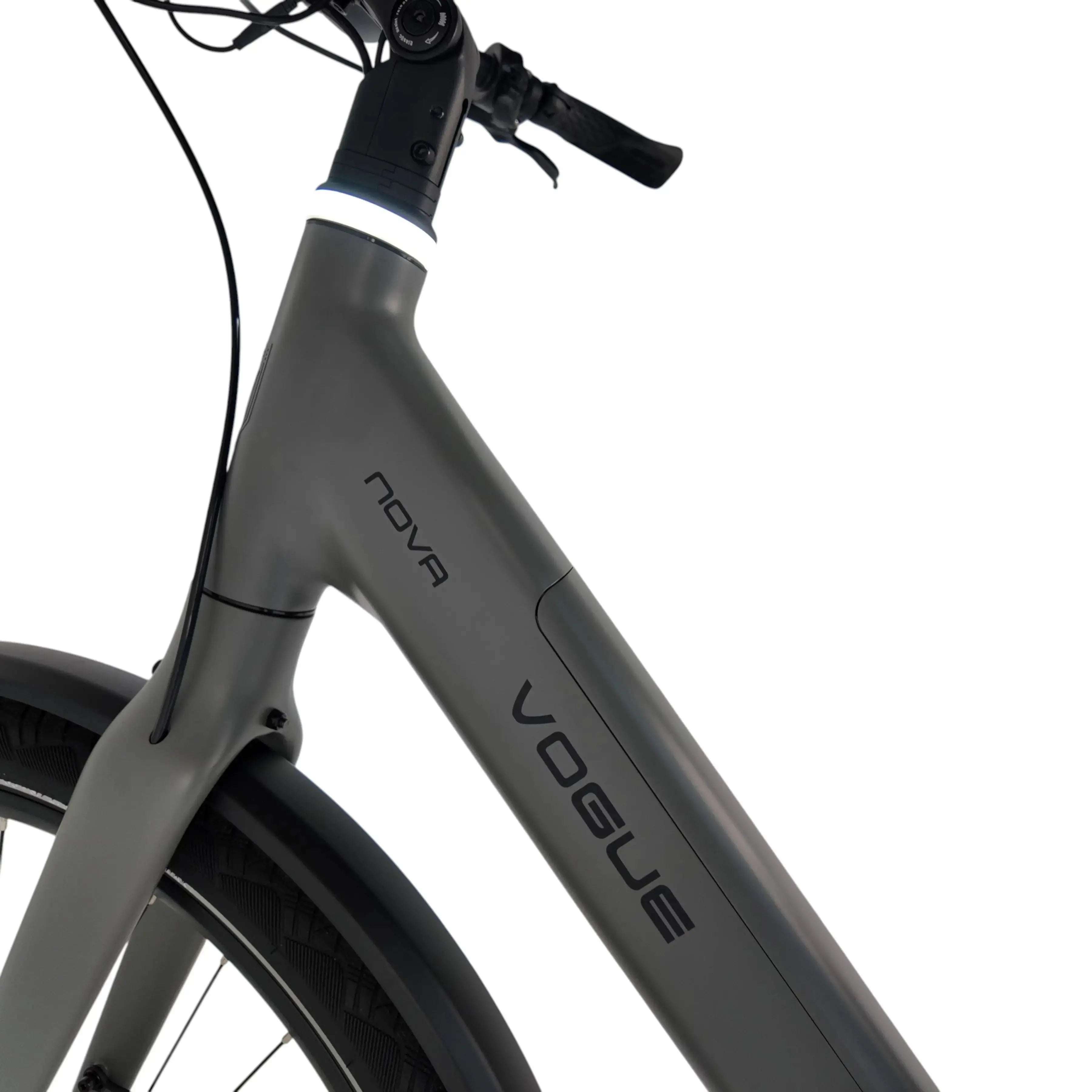 Vogue Nova Elektrische Fiets - Mat Grijs - 50cm - AE-trading