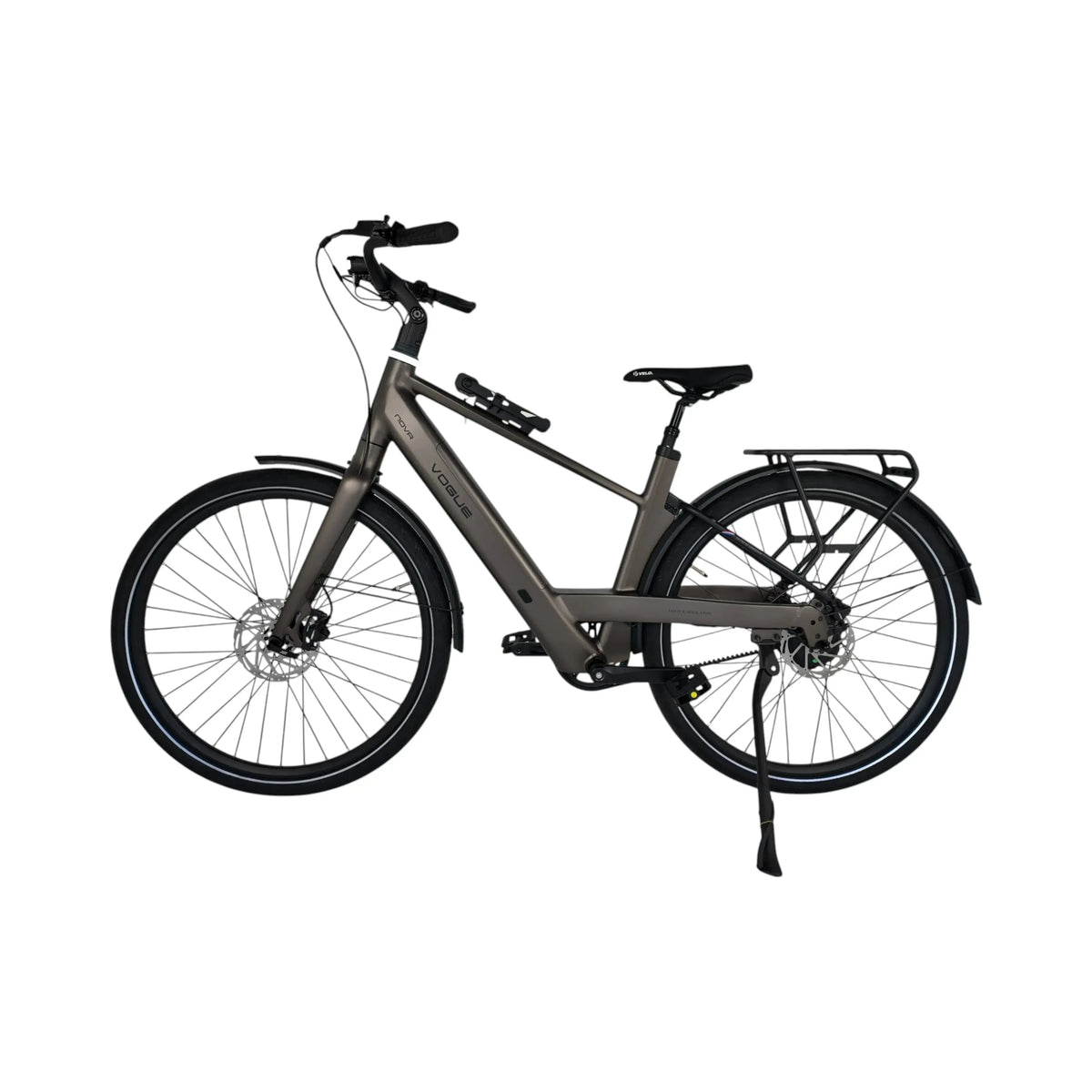 Vogue Nova Man Elektrische Fiets - Mat Bruin - 50cm - AE-trading