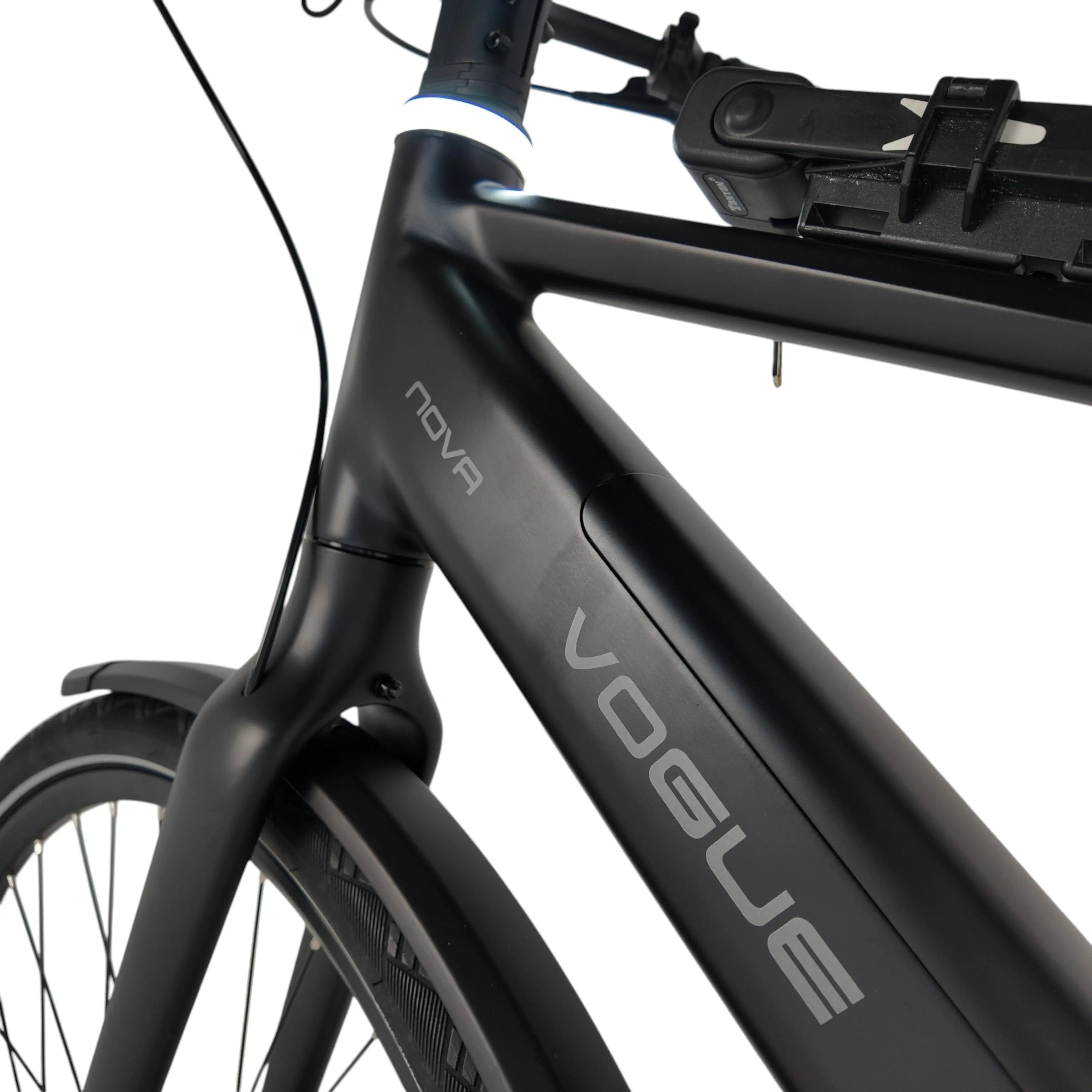 Vogue Nova Man Elektrische Fiets - Mat Zwart - 50cm - AE-trading