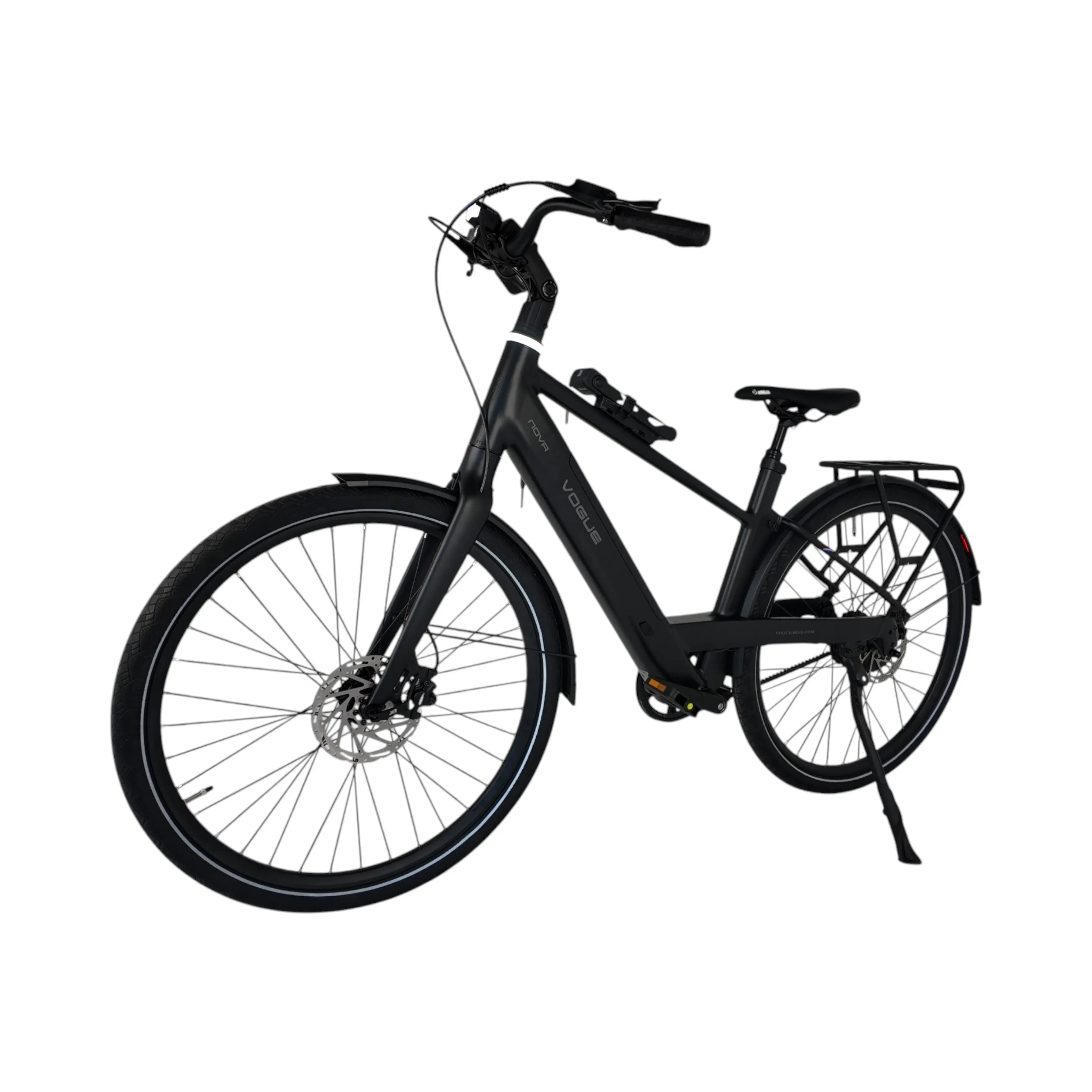 Vogue Nova Man Elektrische Fiets - Mat Zwart - 50cm - AE-trading