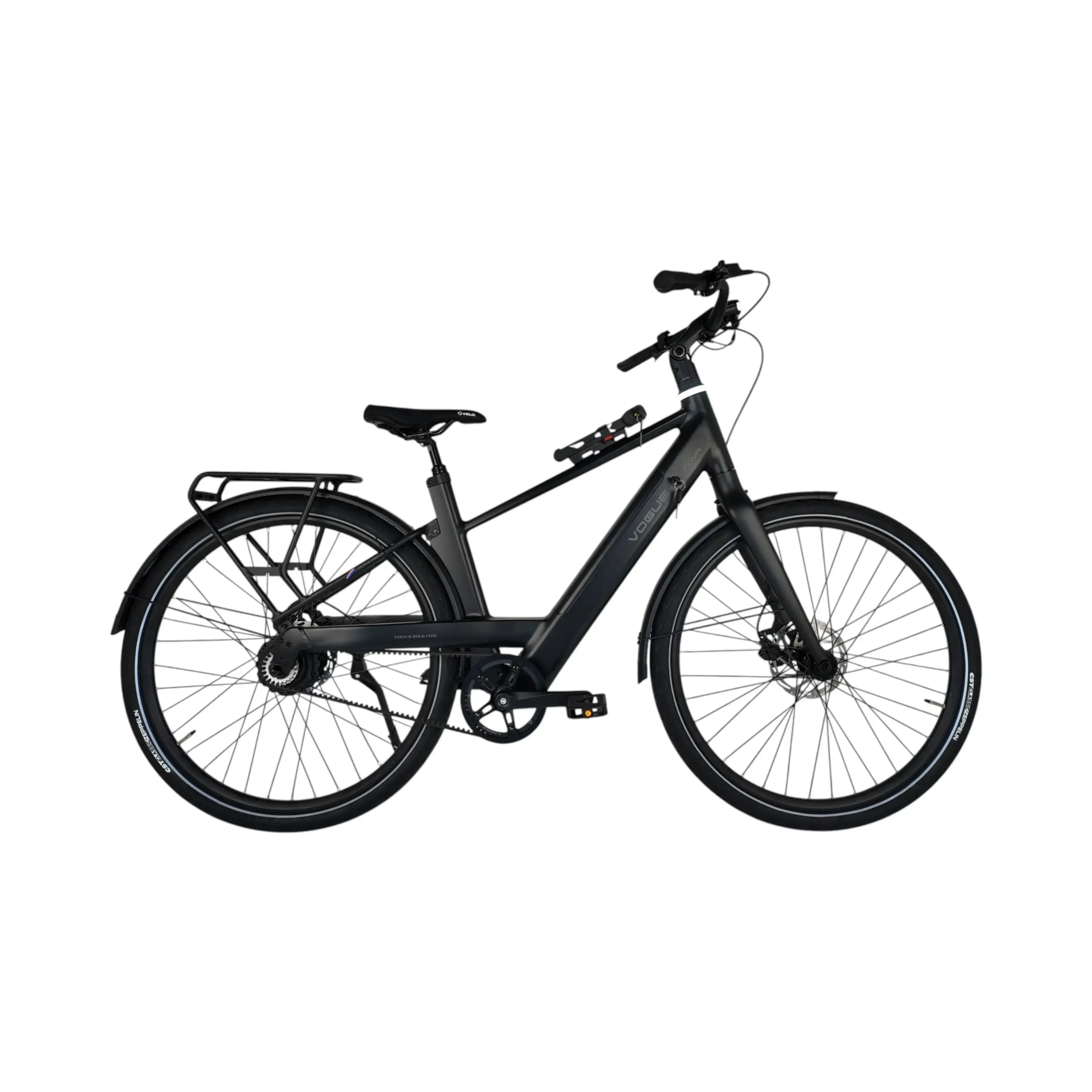 Vogue Nova Man Elektrische Fiets - Mat Zwart - 50cm - AE-trading
