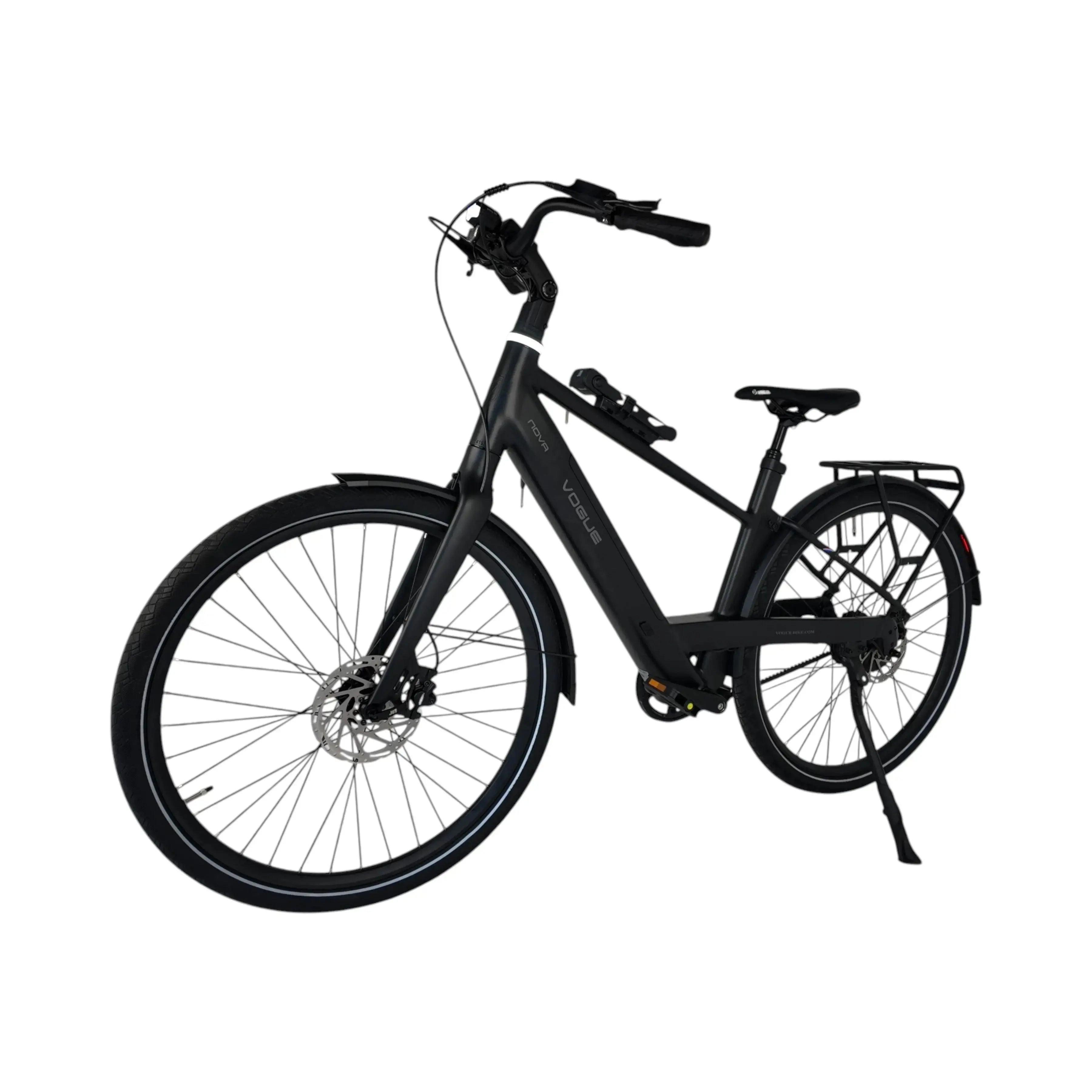Vogue Nova Man Elektrische Fiets - Mat Zwart - 50cm - AE-trading