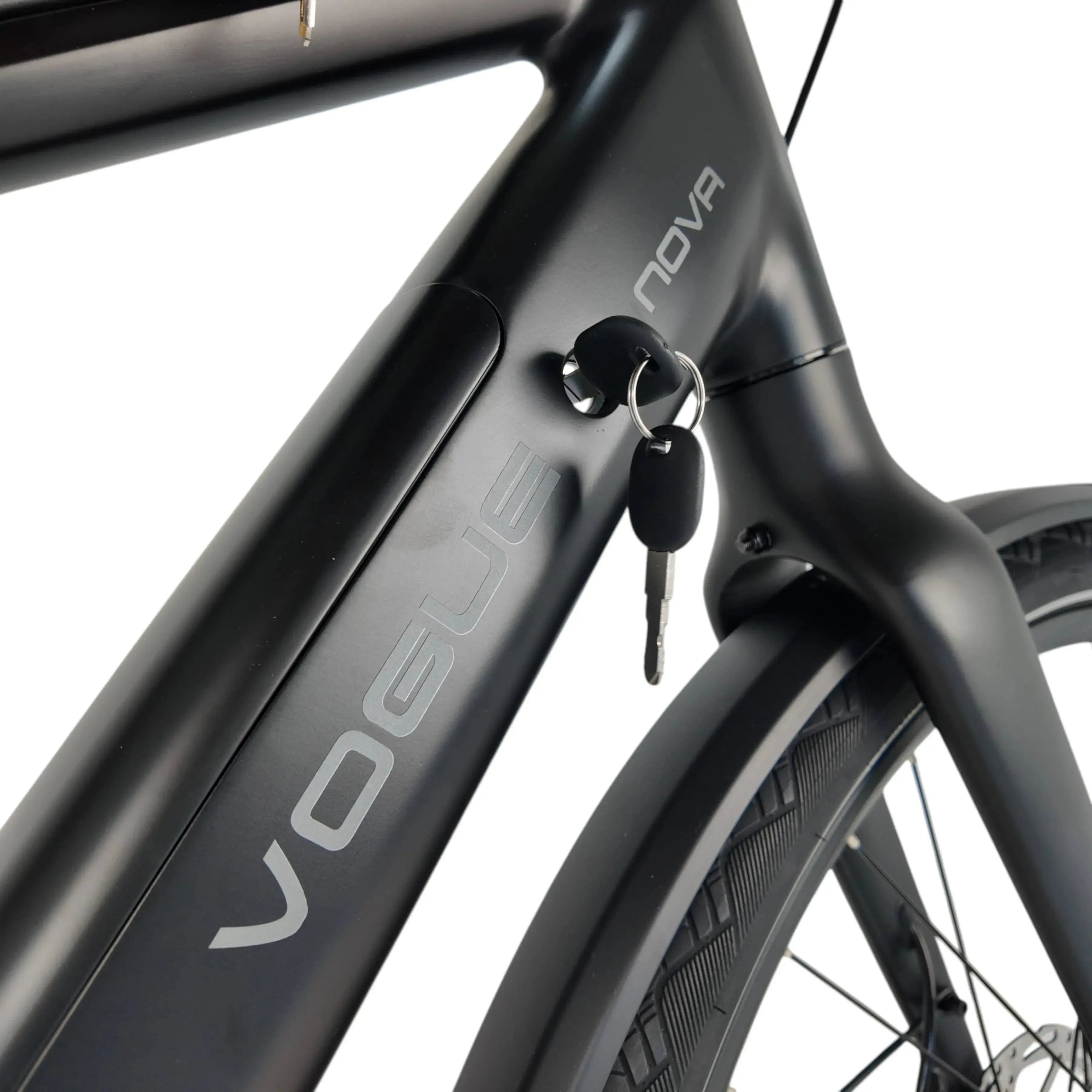 Vogue Nova Man Elektrische Fiets - Mat Zwart - 50cm - AE-trading