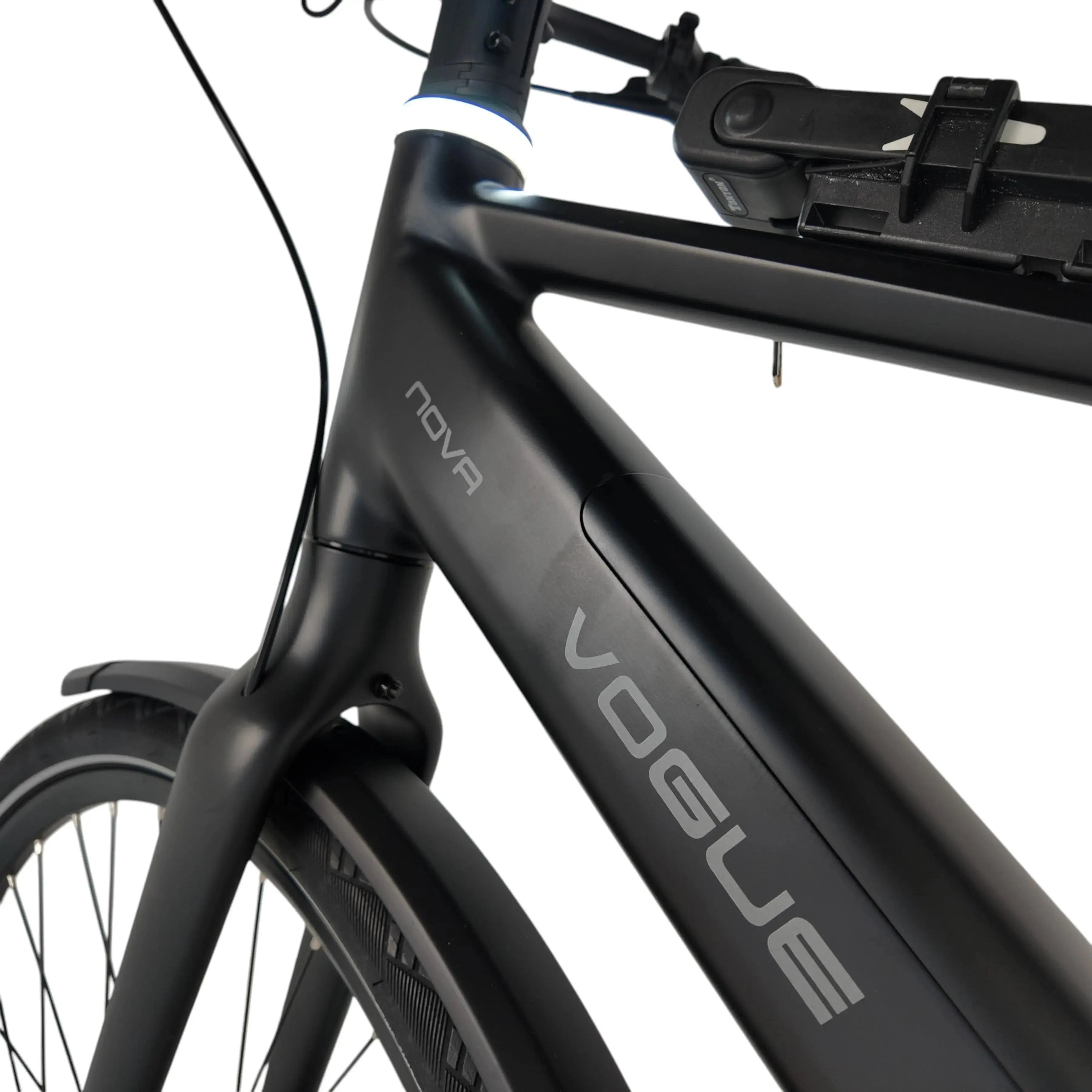 Vogue Nova Man Elektrische Fiets - Mat Zwart - 50cm - AE-trading