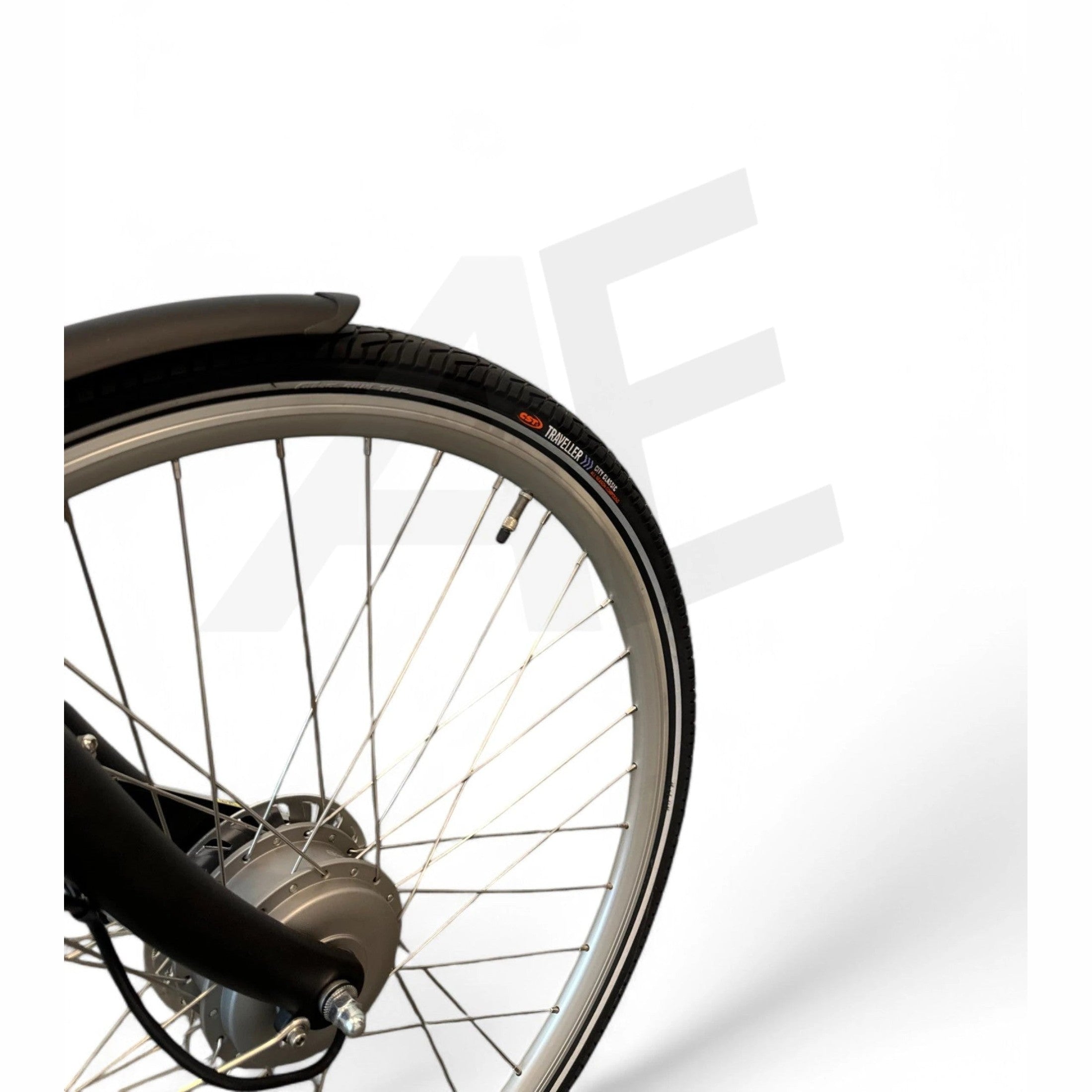 Vogue Premium Elektrische Fiets 7SP 53cm Lage Instap - Mat Zwart - AE-trading