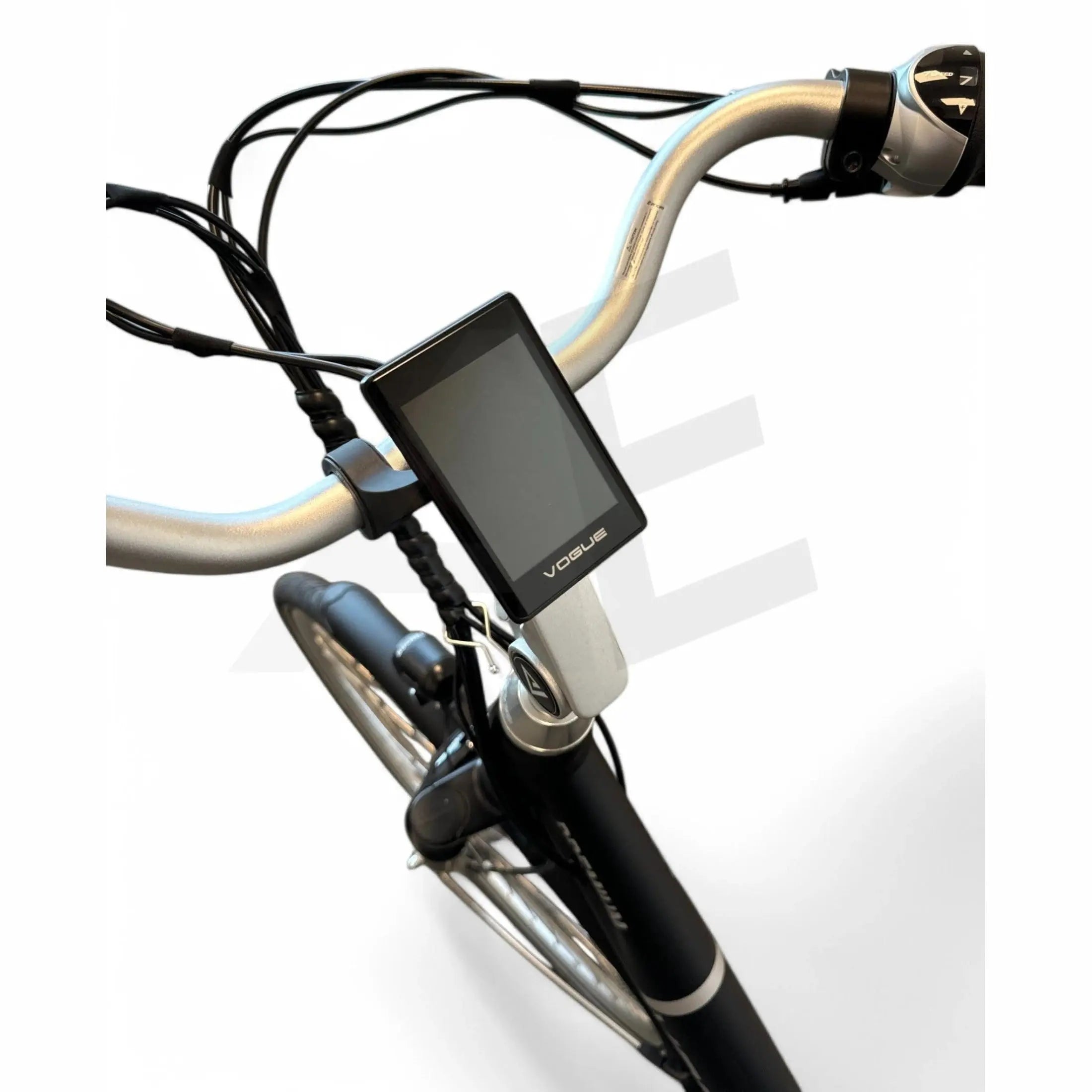 Vogue Premium Elektrische Fiets - Mat Zwart - 53 cm - Lage Instap - AE-trading