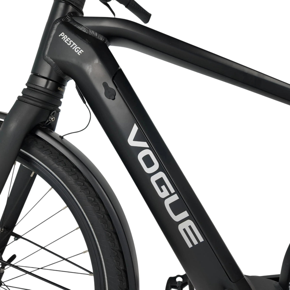 Vogue Prestige Elektrische Fiets - Mat Zwart - 48 cm - AE-trading