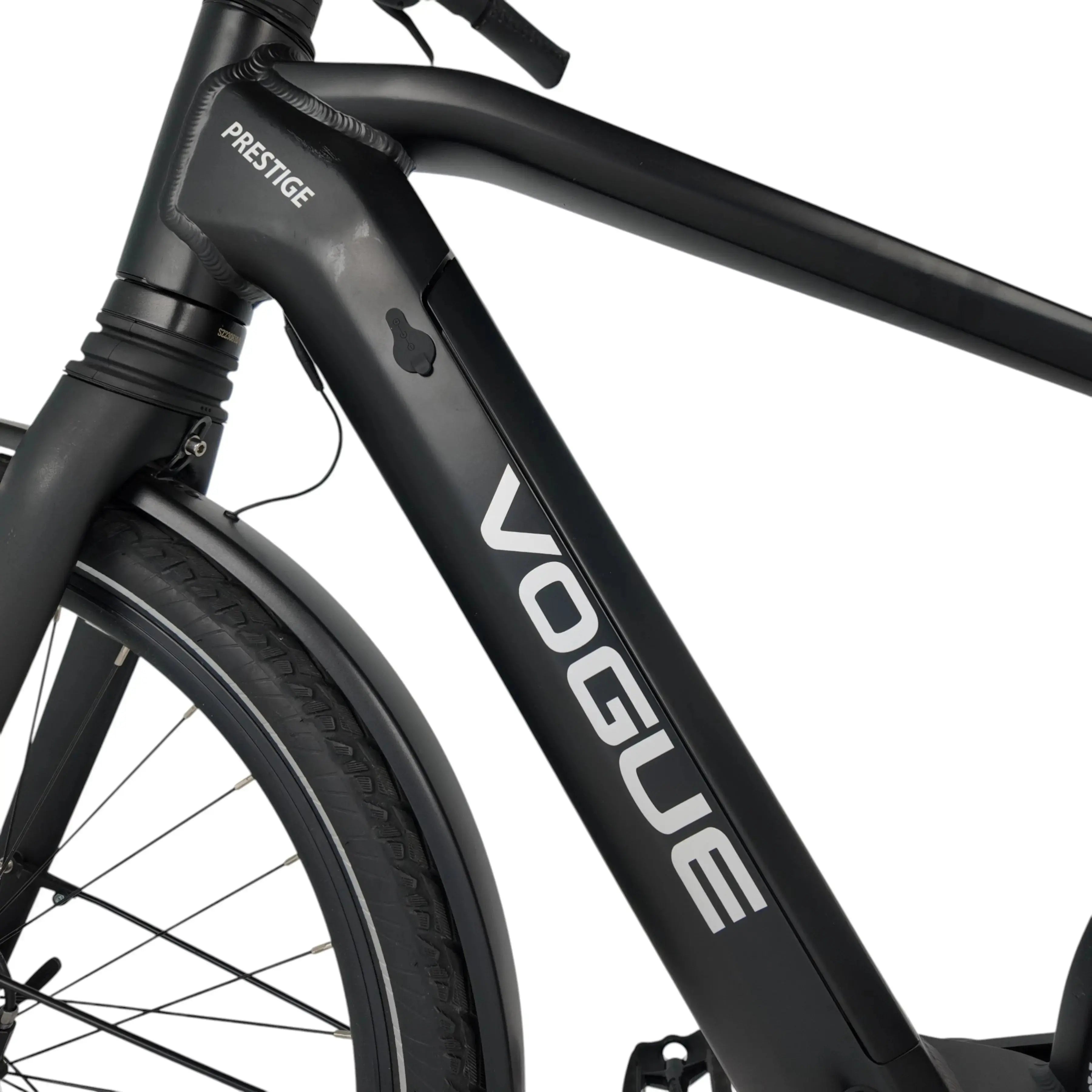 Vogue Prestige Elektrische Fiets - Mat Zwart - 48 cm - AE-trading