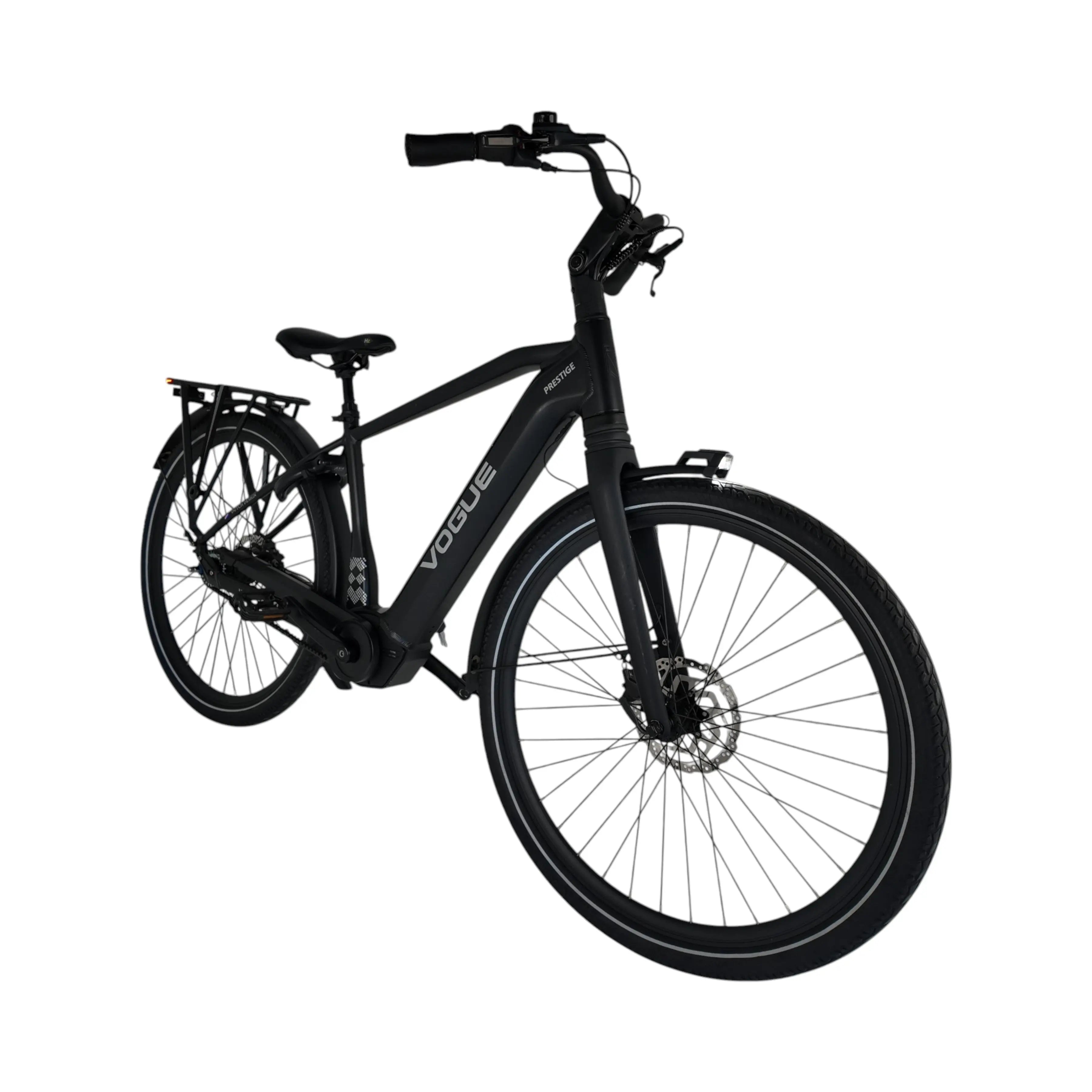 Vogue Prestige Elektrische Fiets - Mat Zwart - 48 cm - AE-trading
