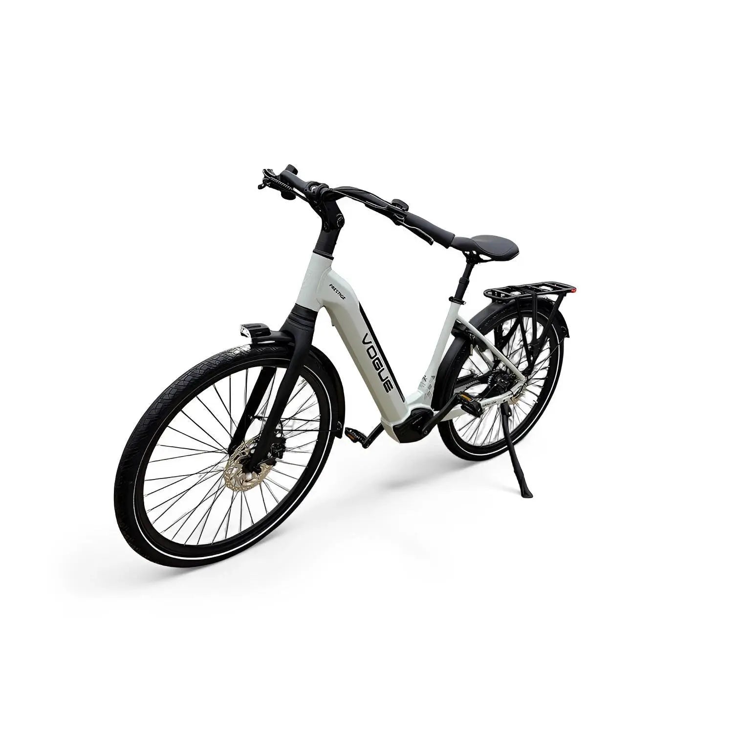 Vogue Prestige – Elektrische Unisex Elektrische Fiets 28 inch – 48 cm – MOTINOVA Middenmotor 80Nm – V-Snaar Aandrijving – 14,5Ah Accu – Mat Cool Grey - AE-trading