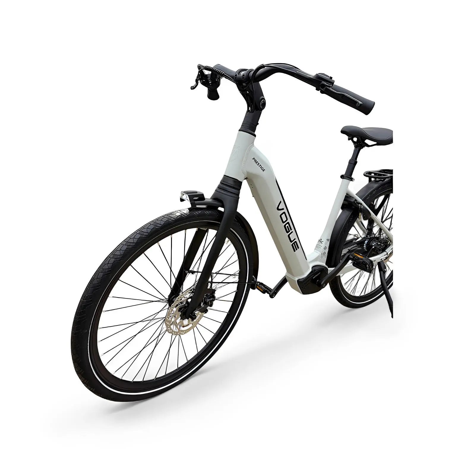 Vogue Prestige – Elektrische Unisex Elektrische Fiets 28 inch – 48 cm – MOTINOVA Middenmotor 80Nm – V-Snaar Aandrijving – 14,5Ah Accu – Mat Cool Grey - AE-trading