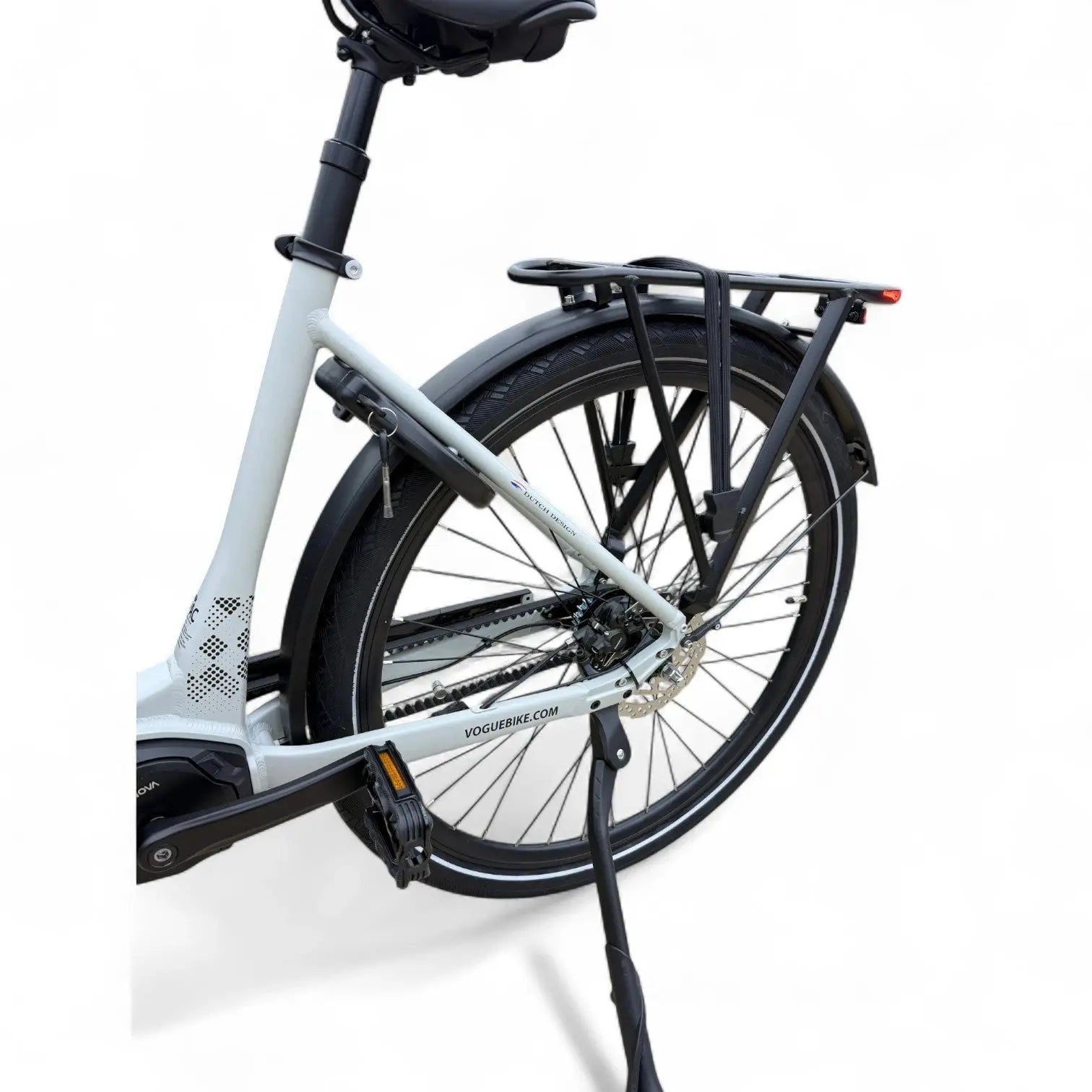 Vogue Prestige – Elektrische Unisex Elektrische Fiets - 28 inch – 48 cm – MOTINOVA Middenmotor 80Nm – V-Snaar Aandrijving – 14,5Ah Accu – Fashion Grey - AE-trading