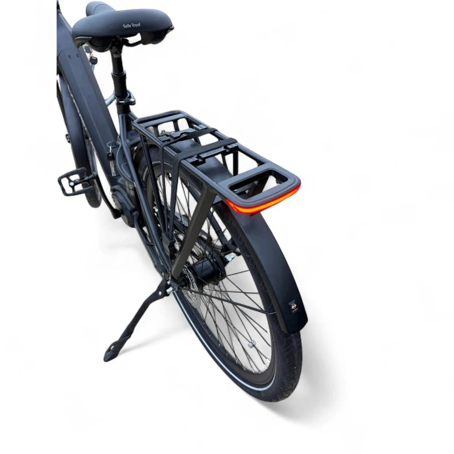Vogue Prestige – Elektrische Unisex Elektrische Fiets 28 inch – 48 cm – MOTINOVA Middenmotor 80Nm – V-Snaar Aandrijving – 14,5Ah Accu – Mat Zwart - AE-trading