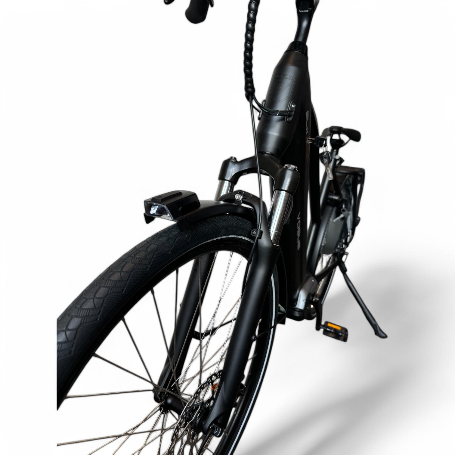 Vogue SLX M200 Elektrische Fiets 9RD Shimano Versnellingen 51cm met Hydraulische Remmen - Mat zwart Grijs - AE-trading