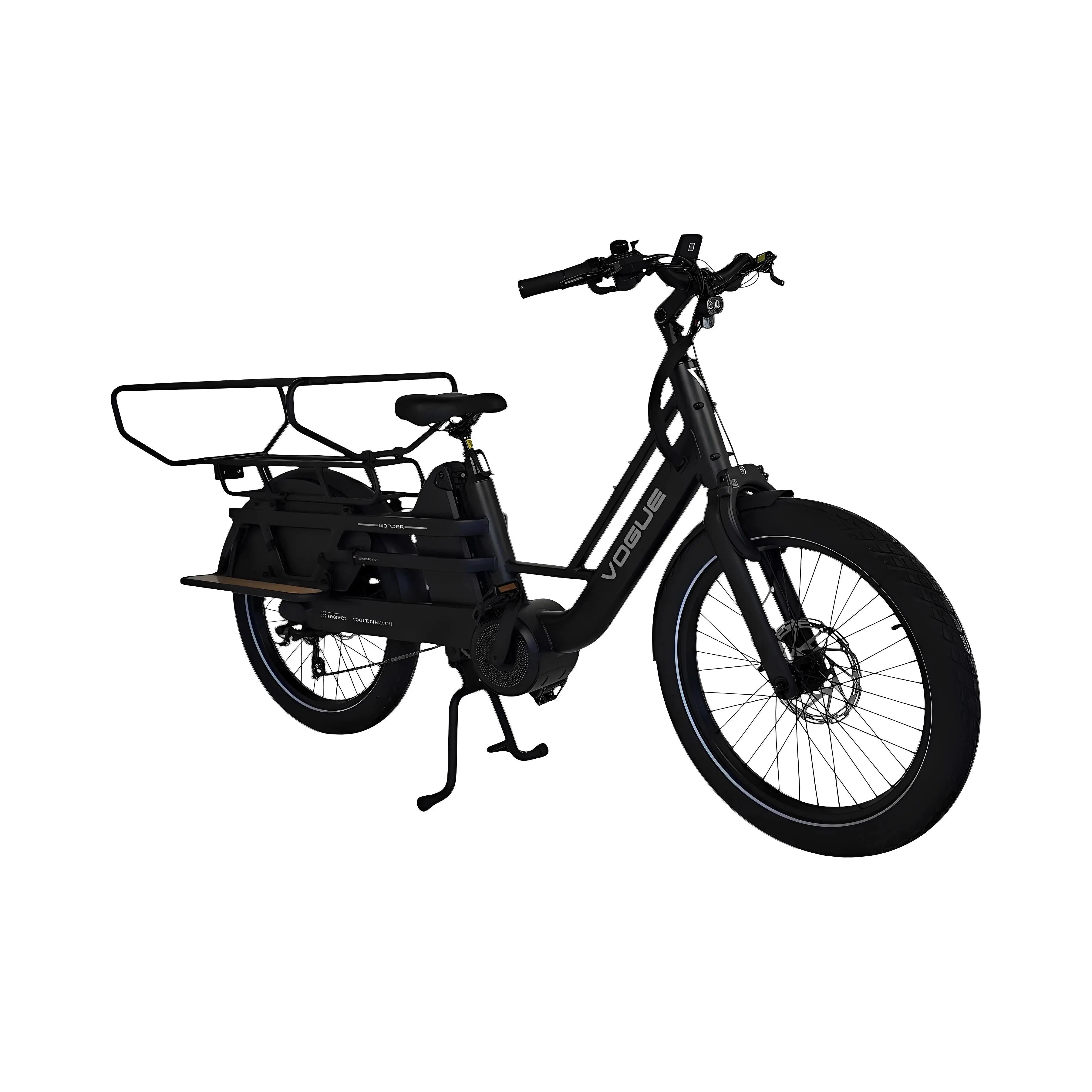 Vogue Wonder 2026 - Mat Zwart - Elektrische Longtail - 460Wh - AE-trading
