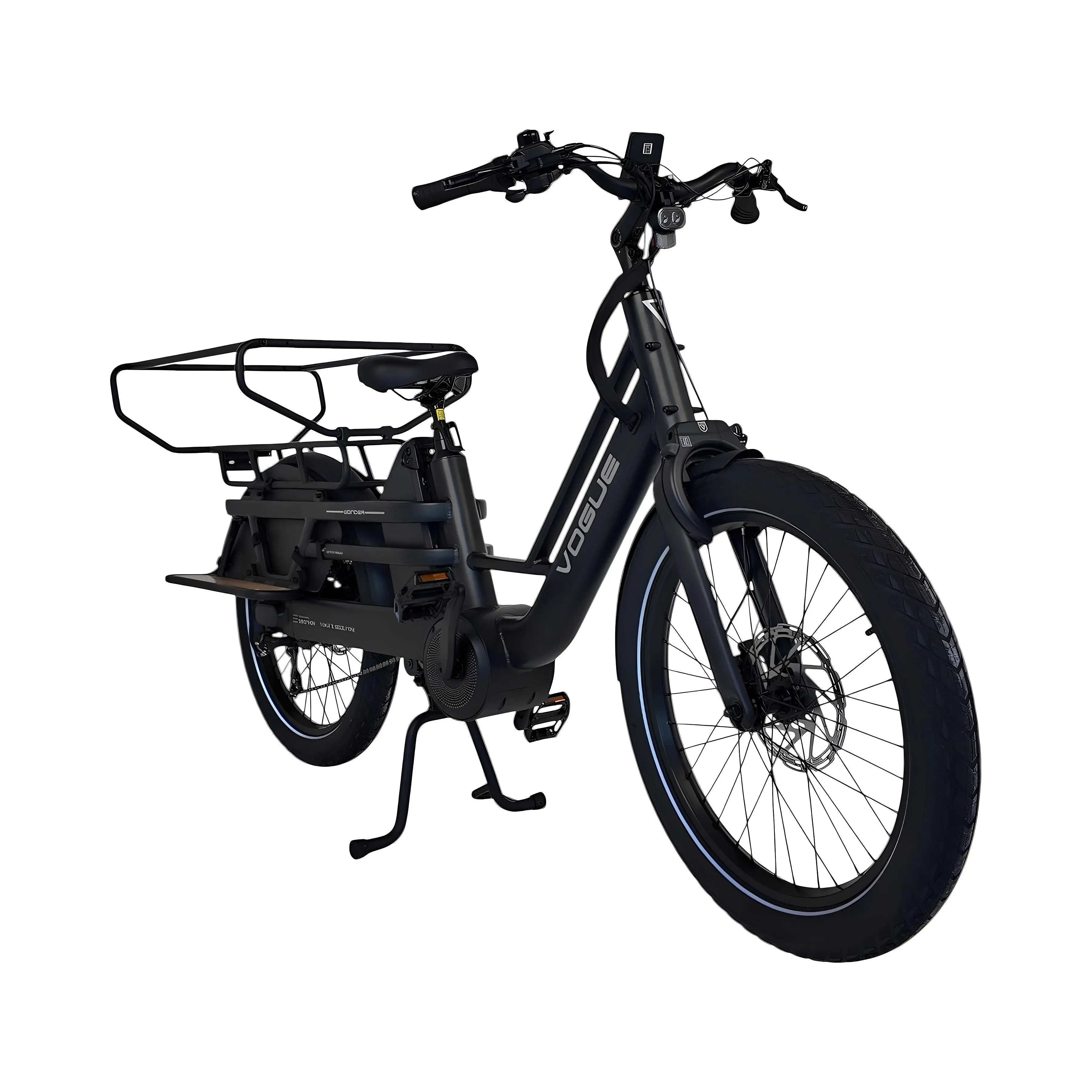 Vogue Wonder 2026 - Mat Zwart - Elektrische Longtail - 460Wh - AE-trading