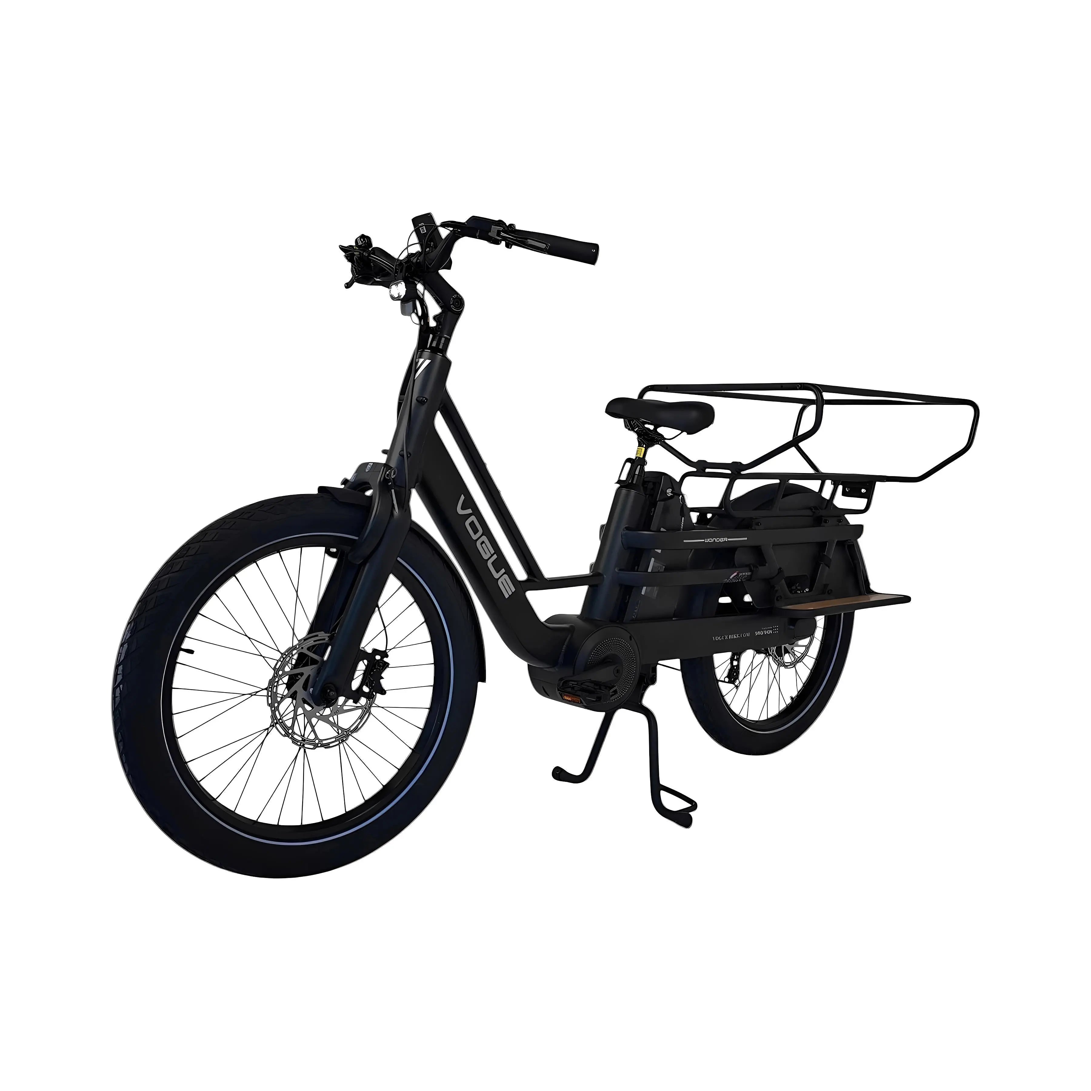 Vogue Wonder 2026 - Mat Zwart - Elektrische Longtail - 460Wh - AE-trading