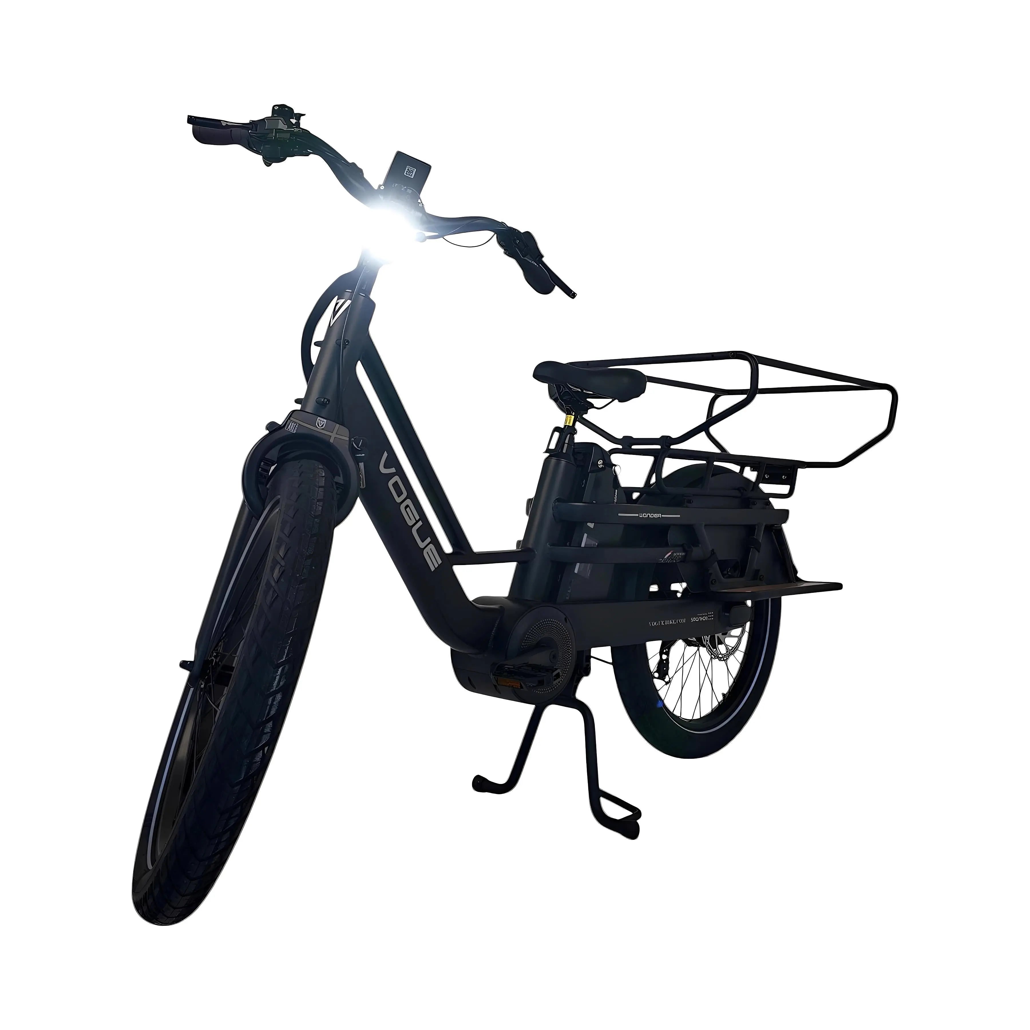 Vogue Wonder 2026 - Mat Zwart - Elektrische Longtail - 460Wh - AE-trading