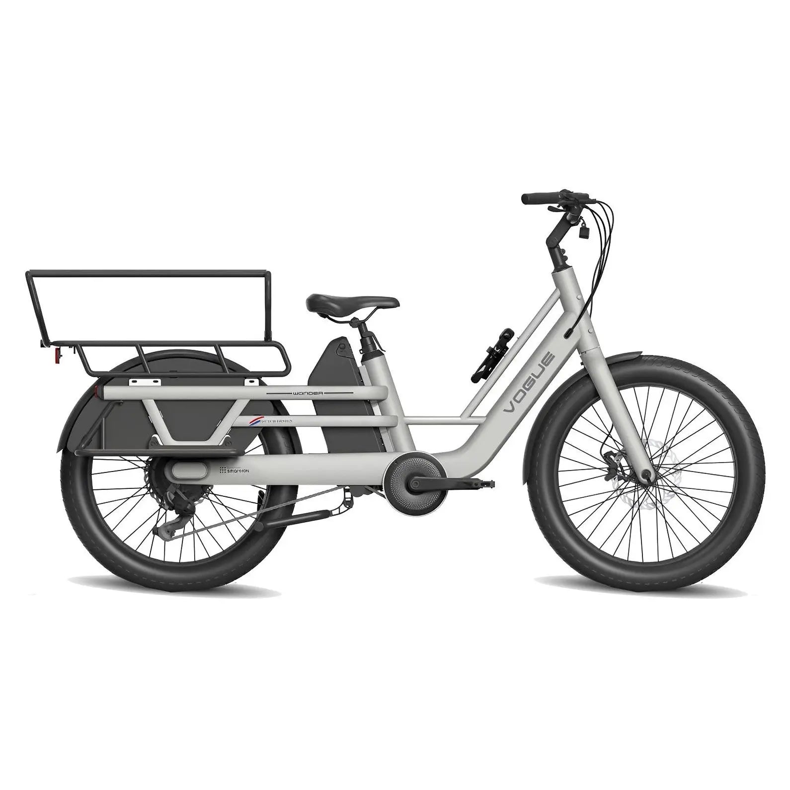 Vogue Wonder 2026 – Grijs – Elektrische Longtail - 460wh - AE-trading