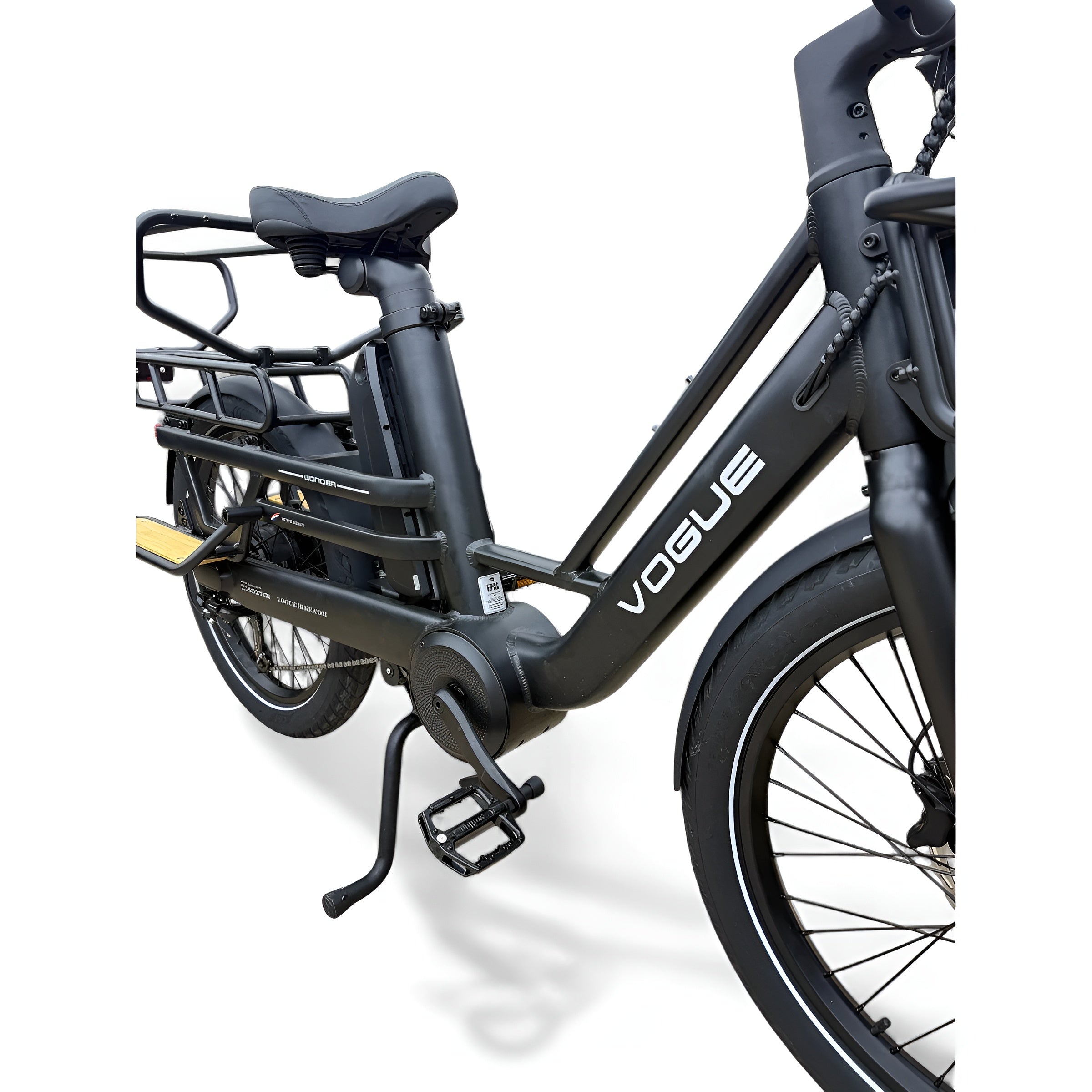 Vogue Wonder Longtail – Elektrische Longtail Bakfiets – Zwart - AE-trading