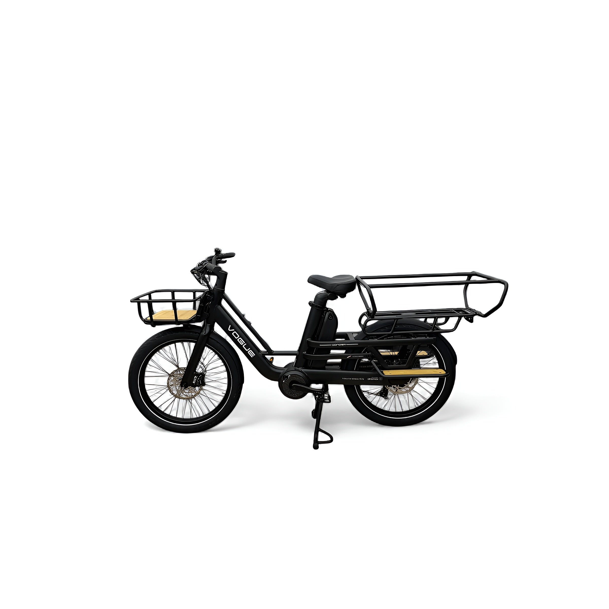 Vogue Wonder Longtail – Elektrische Longtail Bakfiets – Zwart - AE-trading