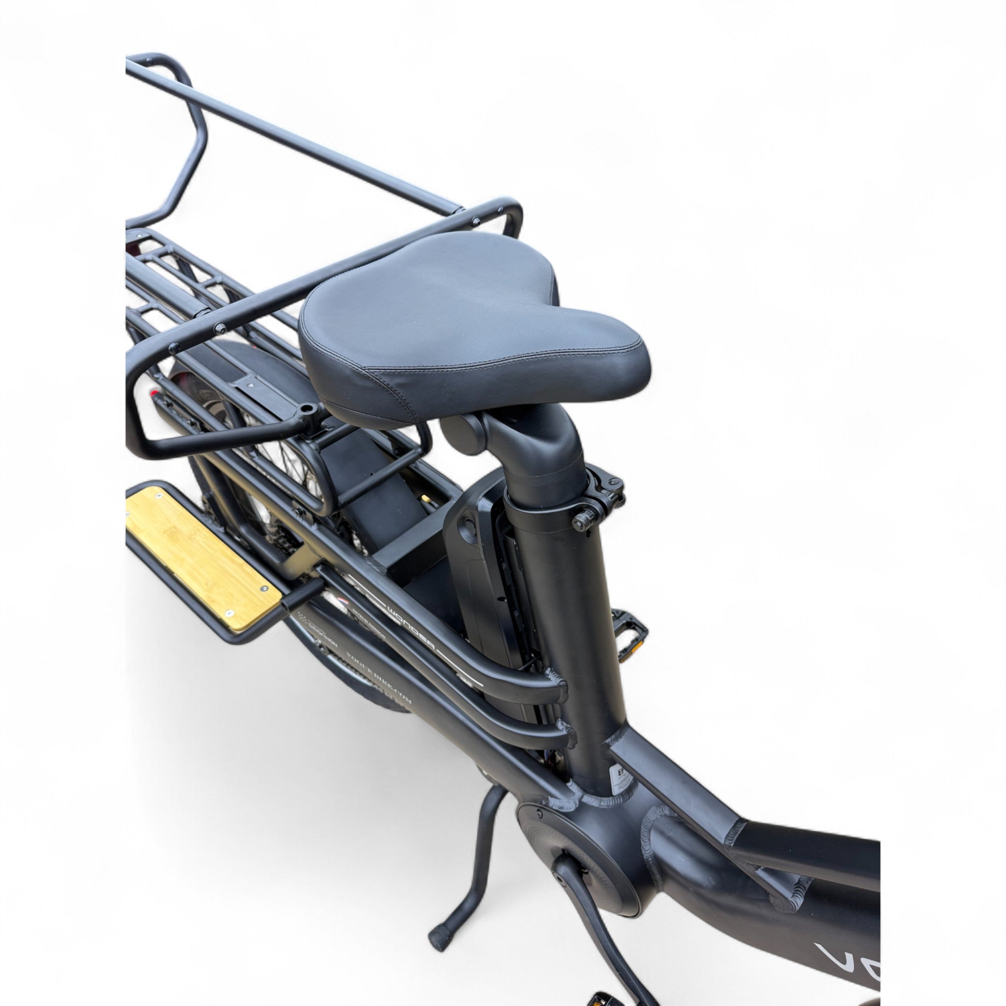Vogue Wonder Longtail – Elektrische Longtail Bakfiets – Zwart - 24 inch – 180 kg Draagvermogen – Dubbele 48V Accu – Shimano 7 Versnellingen – Hydraulische Remmen - AE-trading