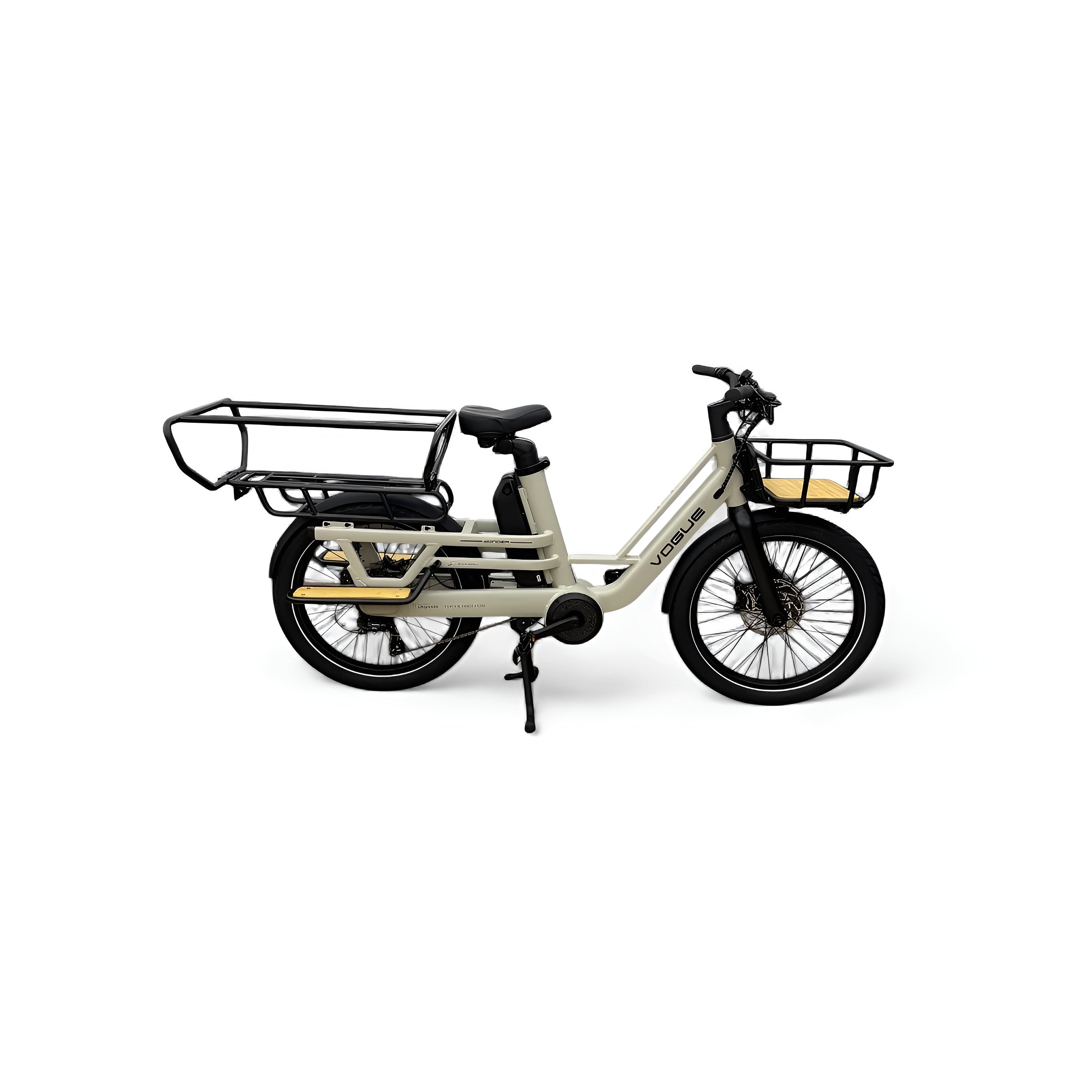 Vogue Wonder Longtail – Elektrische Longtail Bakfiets – Grijs - AE-trading