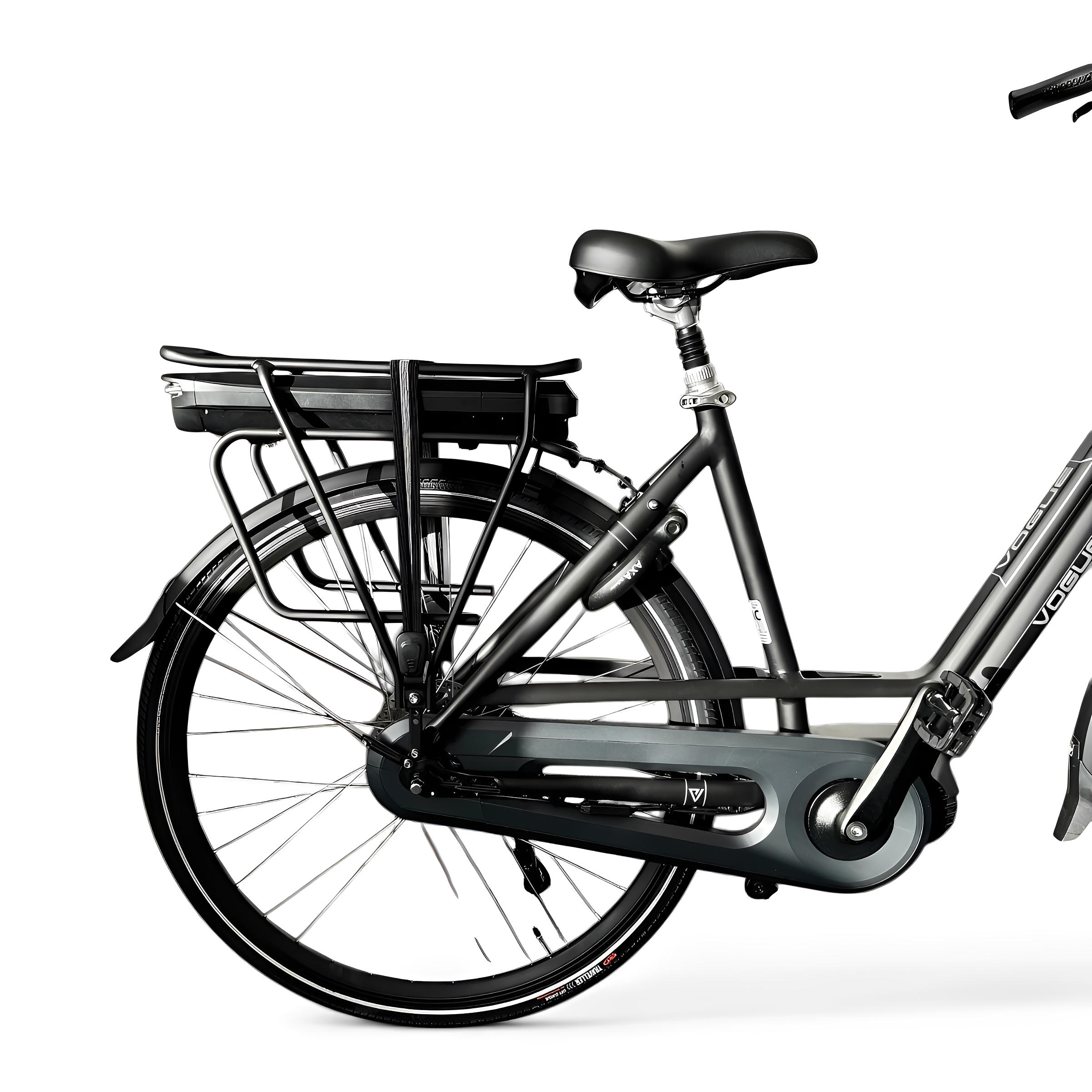 Vogue Zenda Elektrische Fiets E-bike met Hydraulische Remmen 51cm 576Wh 16Ah - Mat Zwart - AE-trading