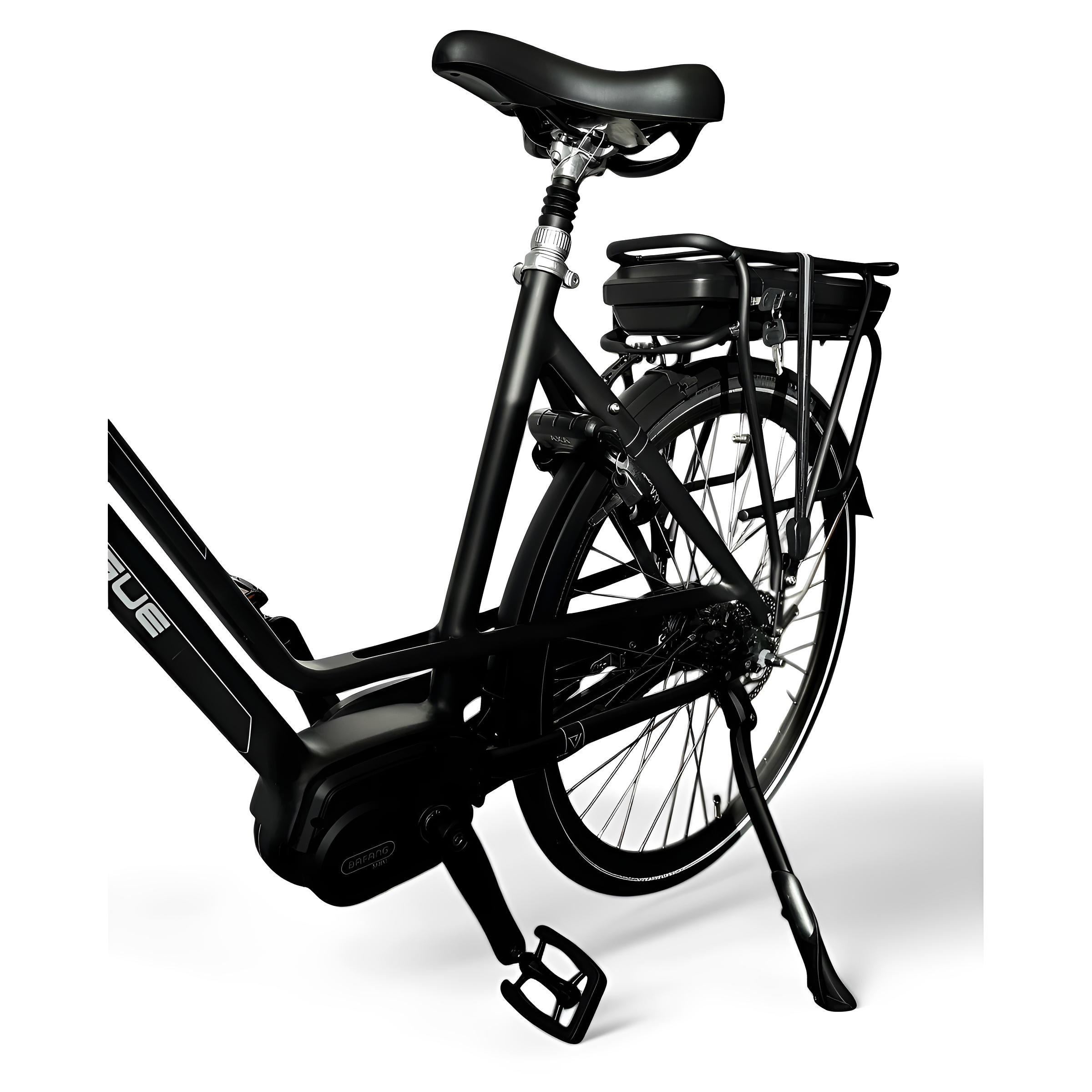 Vogue Zenda Elektrische Fiets E-bike met Hydraulische Remmen 51cm 576Wh 16Ah - Mat Zwart - AE-trading
