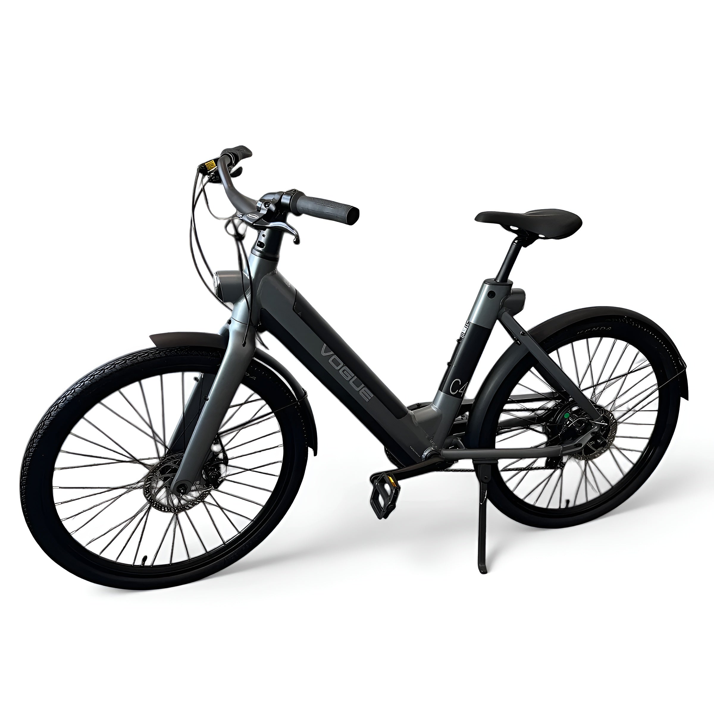 Vogue C4 Lady Elektrofahrrad 7DR Shimano 9,6 Ah 36 V 345,6 Wh E-Bike - Gravity Grau