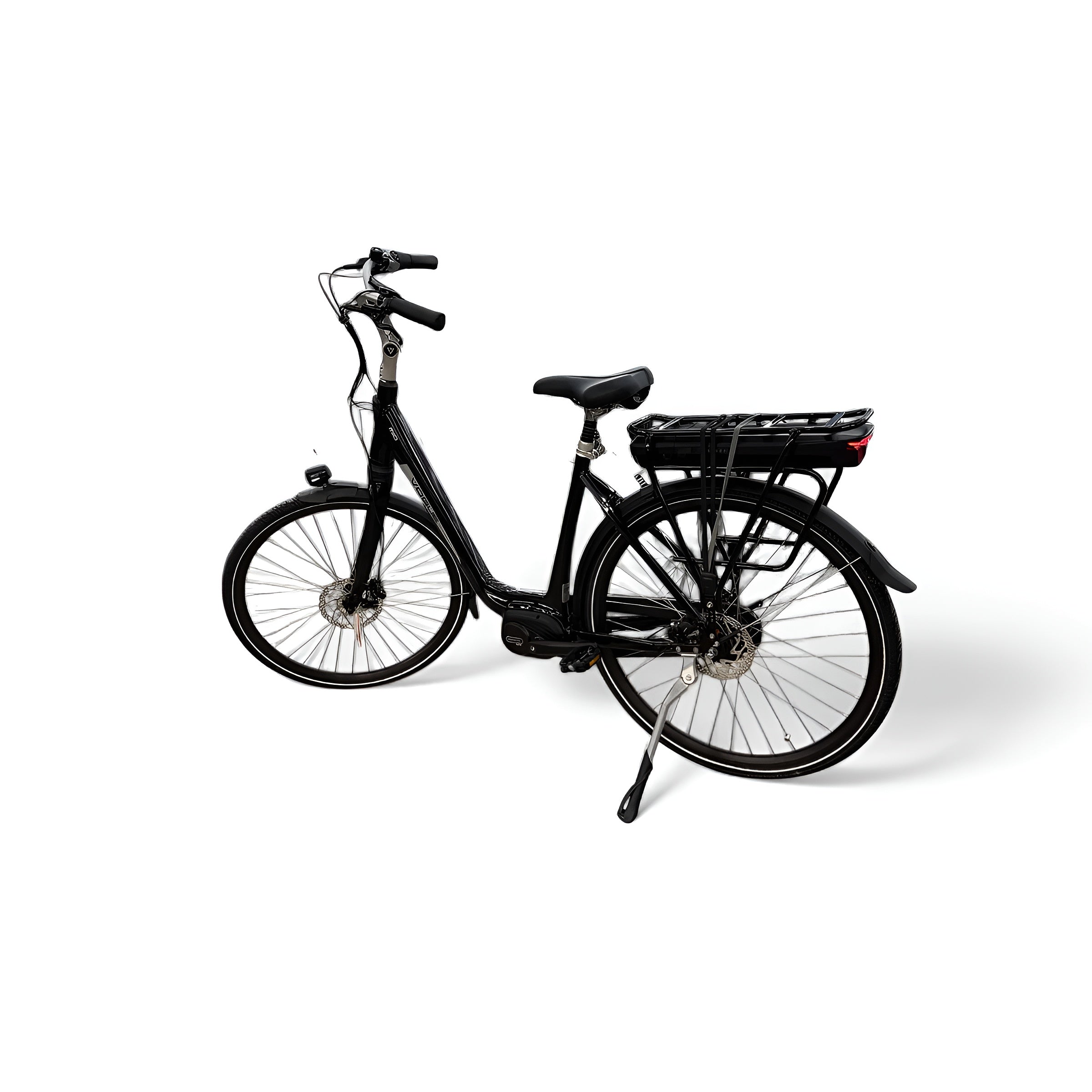 Vogue Mio 8SP Elektrische Fiets E-bike met Hydraulische Remmen 16Ah 36V 576Wh 46cm - Glans Zwart - AE-trading