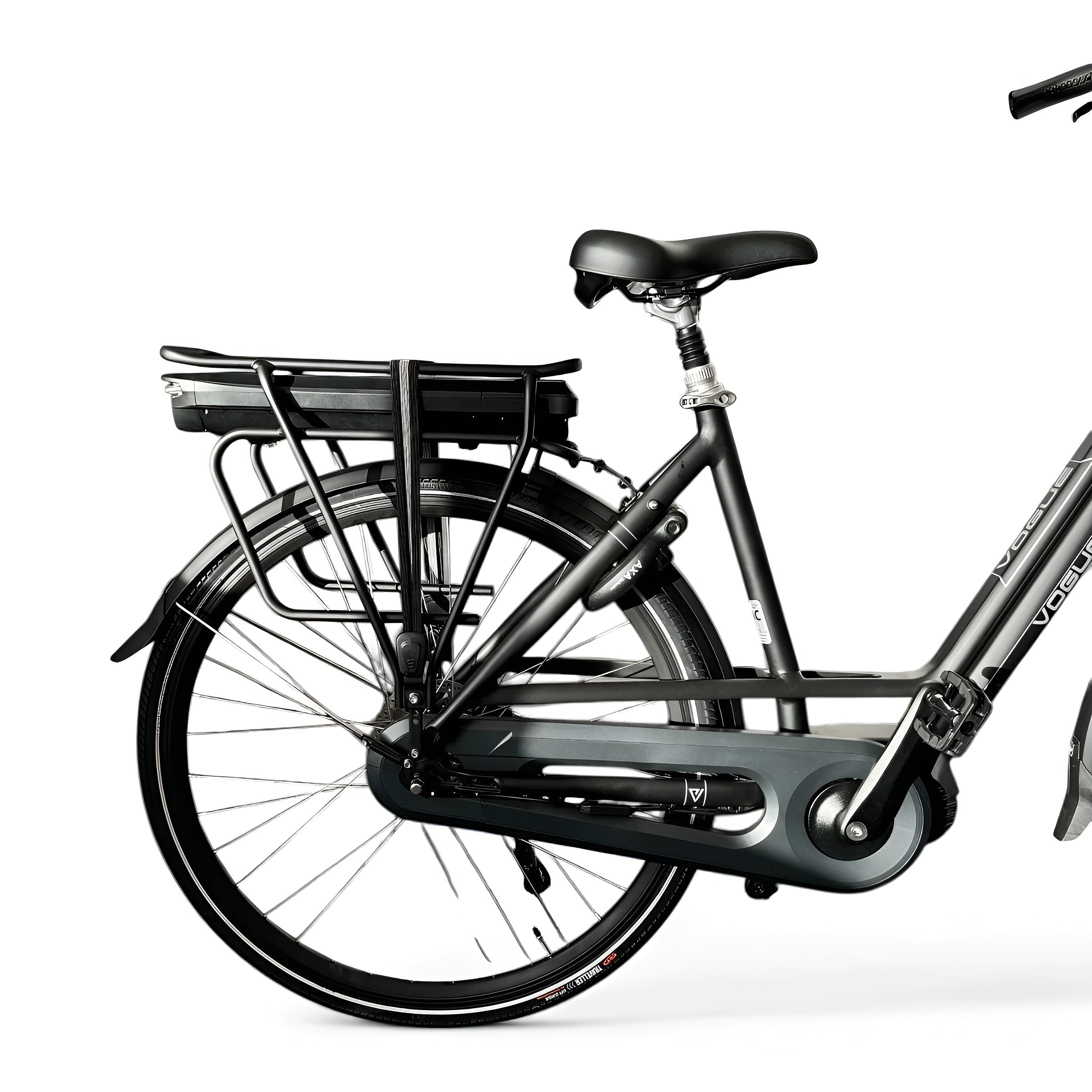 Vogue Zenda Elektrofahrrad E-Bike mit hydraulischen Bremsen 51cm 576Wh 16Ah - Mattschwarz