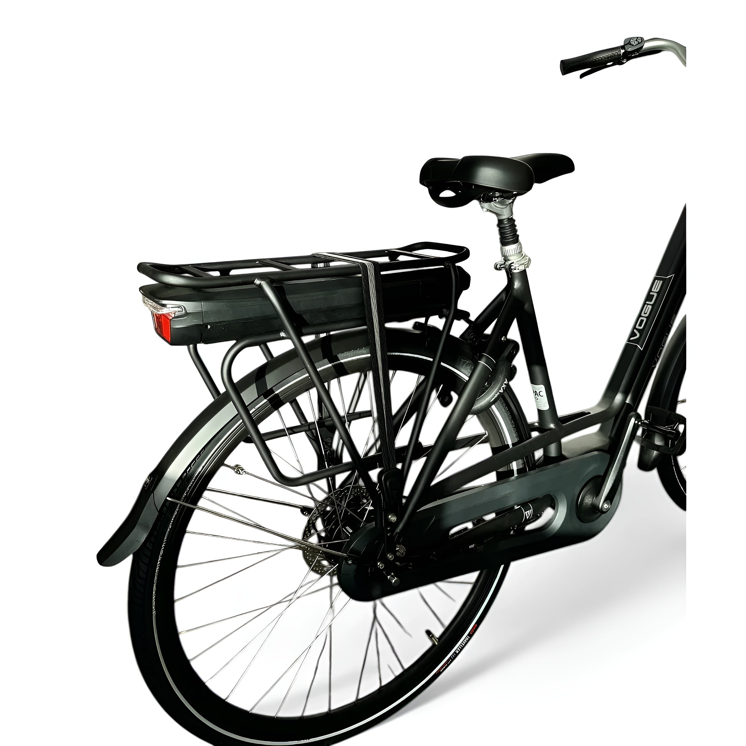 Vogue Zenda Elektrofahrrad E-Bike mit hydraulischen Bremsen 51cm 576Wh 16Ah - Mattschwarz