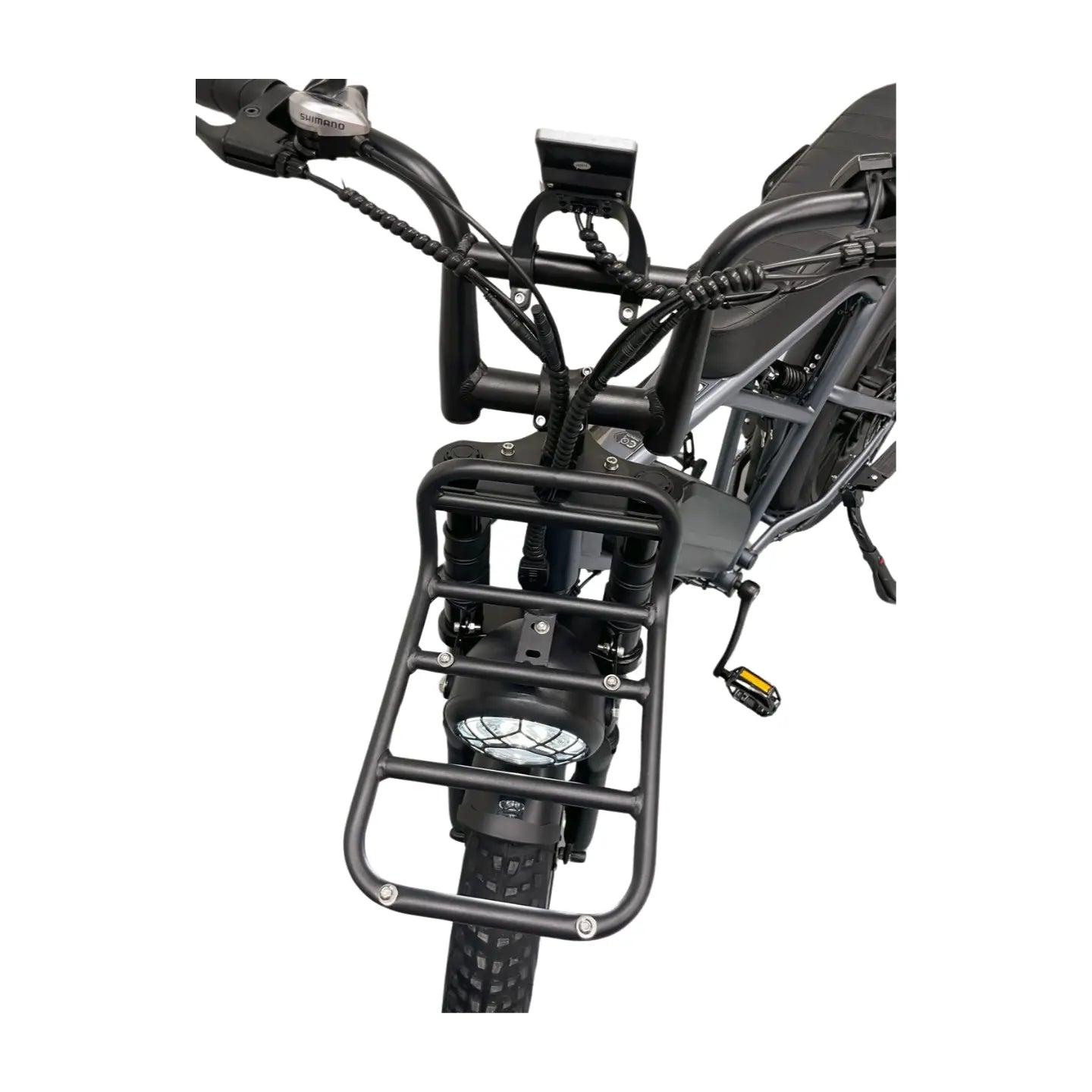 Voorrekje Ouxi C80, V8, H9, C90 Fatbike Zwart Origineel Bagagedrager - AE-trading