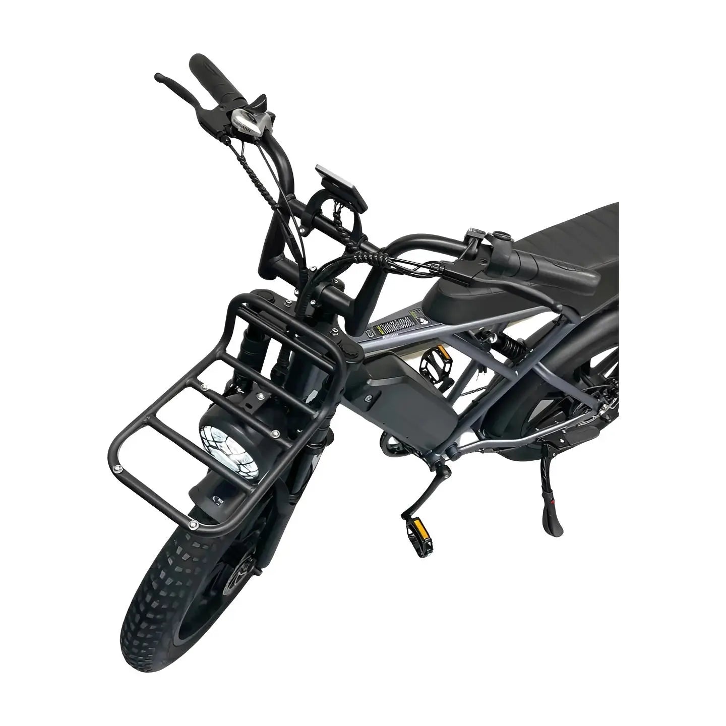 Voorrekje Ouxi C80, V8, H9, C90, V20 (Pro) Fatbike Zwart Origineel Bagagedrager - AE-trading
