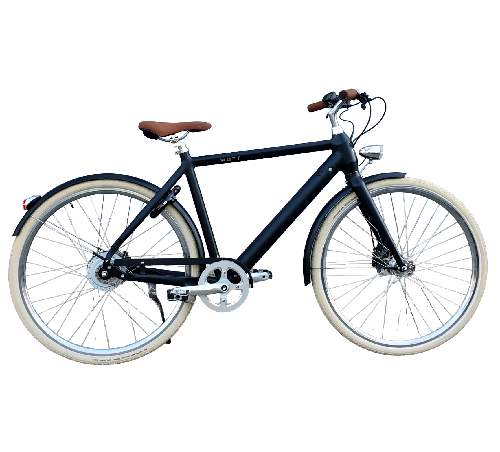 WATT E-bike Dublin - Medium 50 cm – Elektrische Fiets – Zwart – 28 inch – 250W – 36V - AE-trading