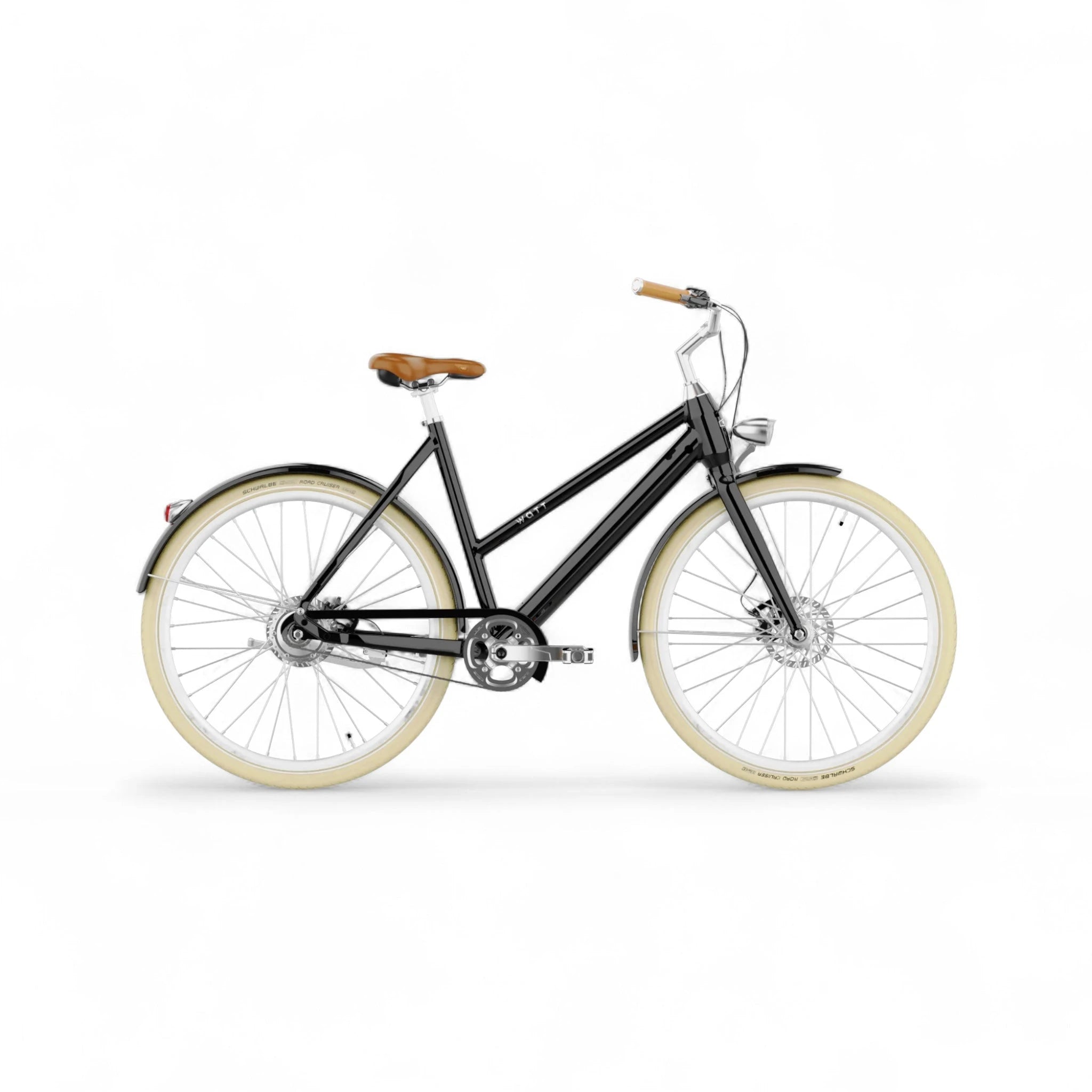 WATT E-bike Dublin ST Medium 50 cm – Elektrische Fiets – Zwart – 28 inch – 250W – 36V - AE-trading