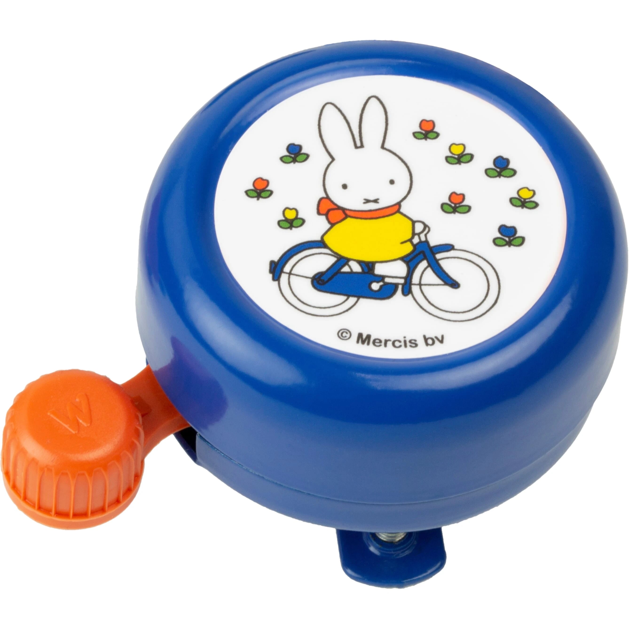 Widek kinderbel Nijntje op de fiets blauw op kaart - AE-trading