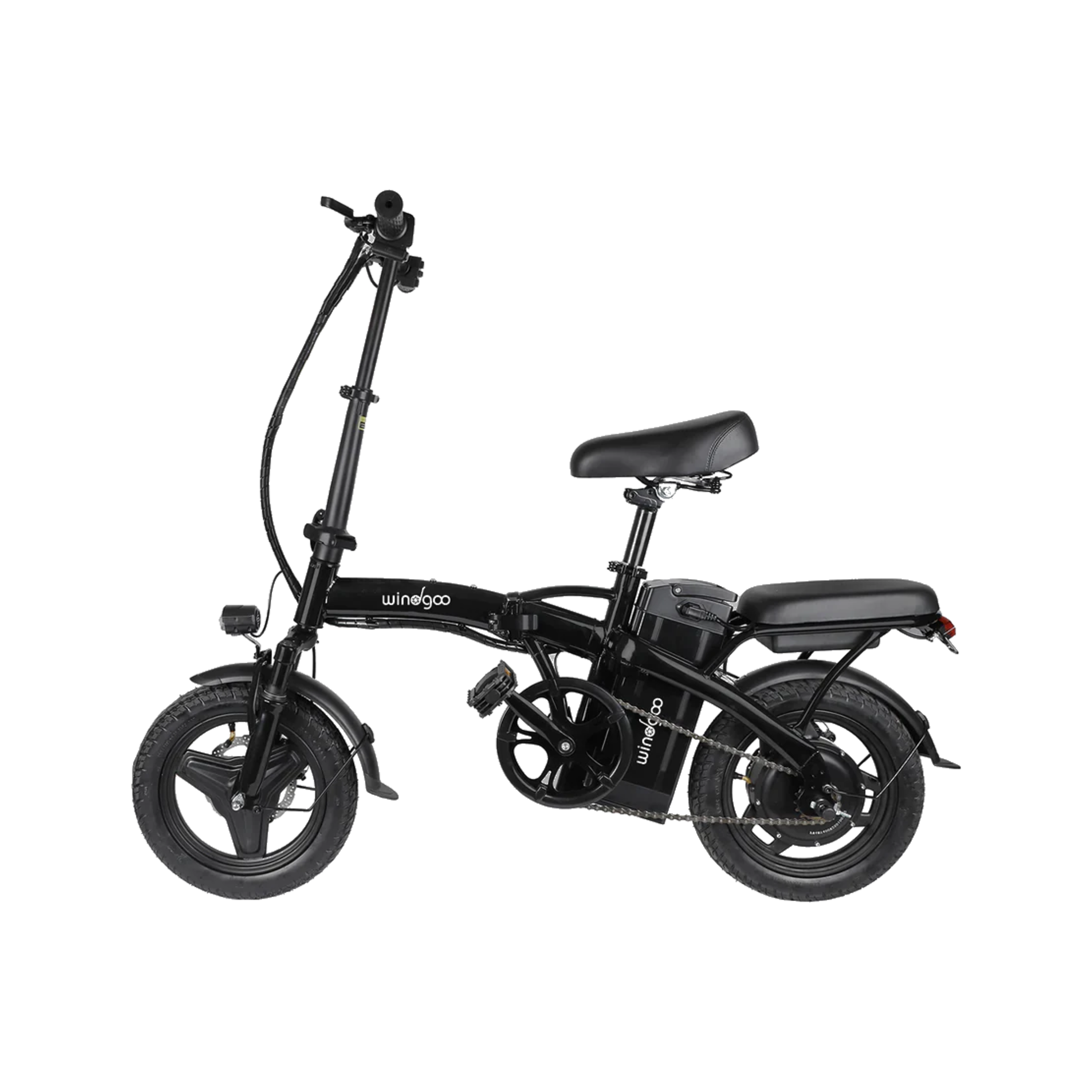 Windgoo B22 - Elektrische Fatbike-Vouwfiets - Zwart - 14 inch - 120 kg Draagvermogen - Accu 42V (6Ah) - 250W Motor - Dubbele Schijfremmen - AE-trading