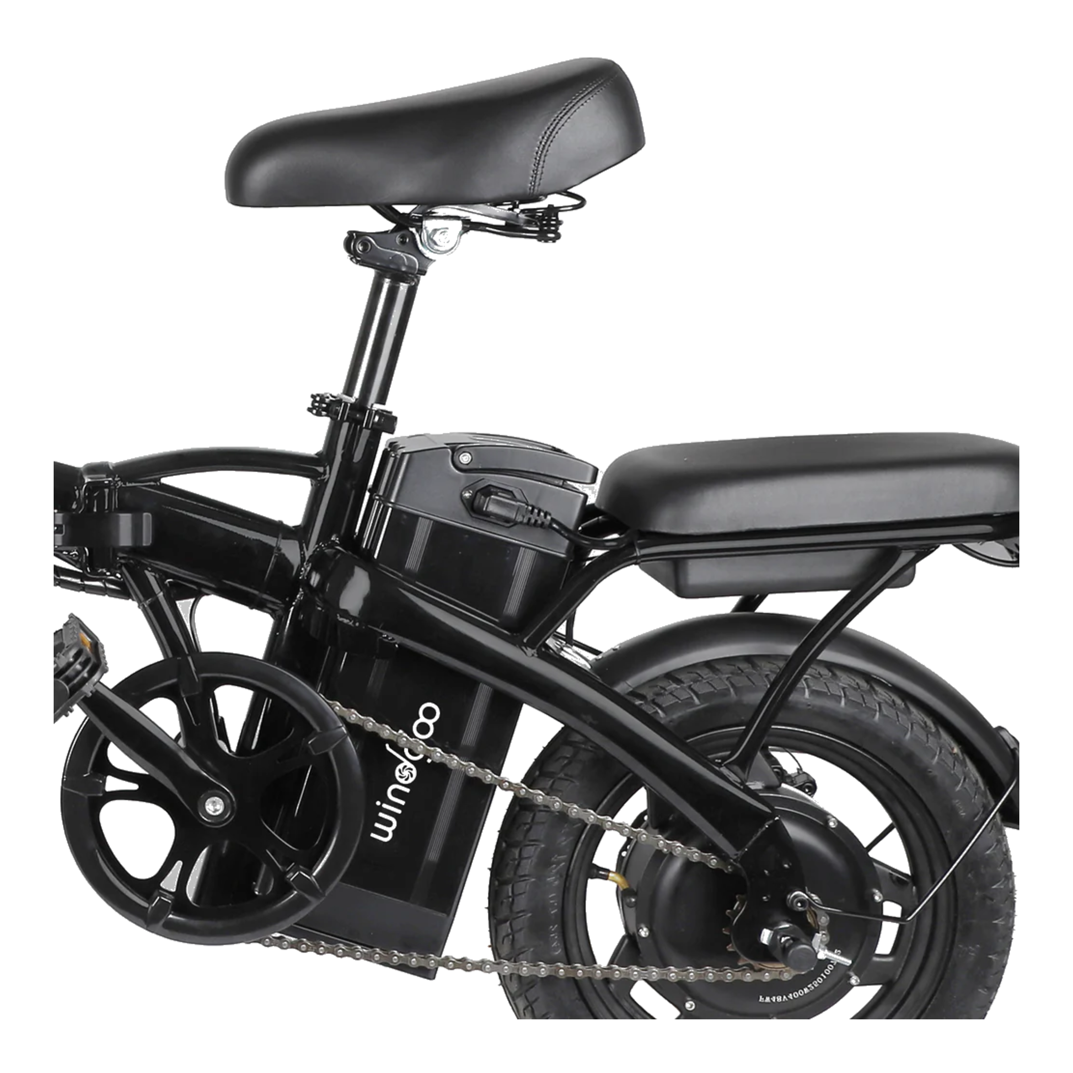 Windgoo B22 - Elektrische Fatbike-Vouwfiets - Zwart - 14 inch - 120 kg Draagvermogen - Accu 42V (6Ah) - 250W Motor - Dubbele Schijfremmen - AE-trading