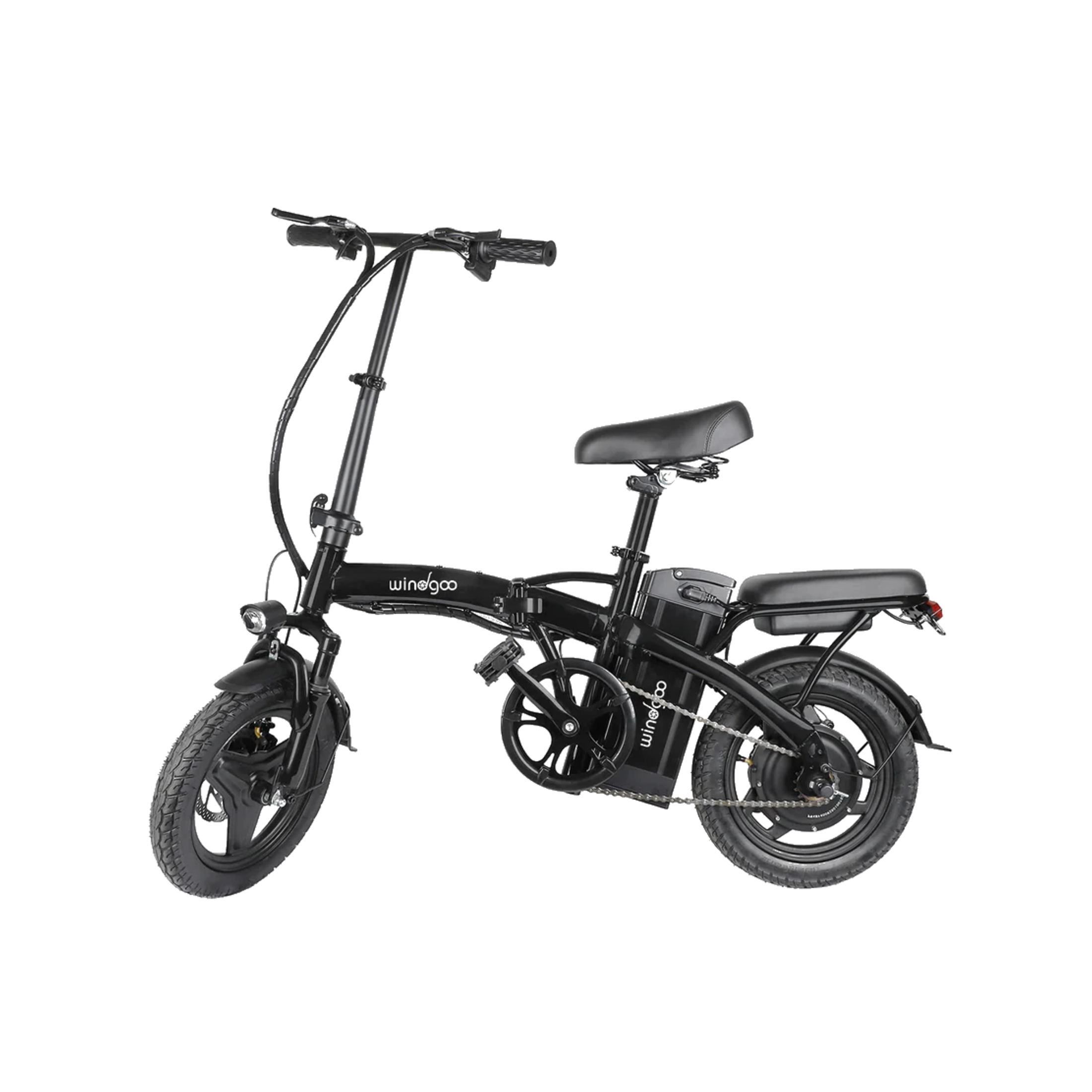 Windgoo B22 - Elektrische Fatbike-Vouwfiets - Zwart - 14 inch - 120 kg Draagvermogen - Accu 42V (6Ah) - 250W Motor - Dubbele Schijfremmen - AE-trading