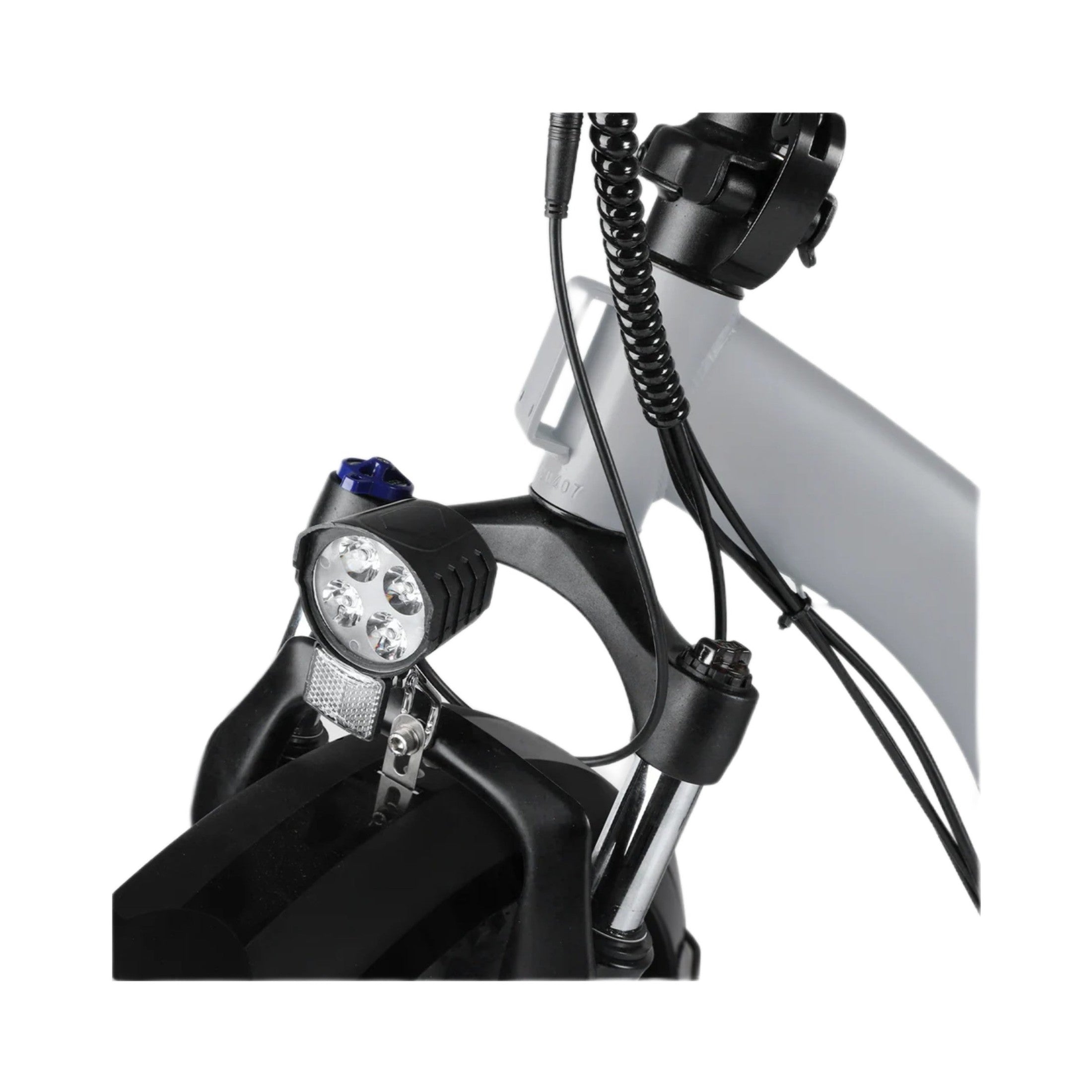 Windgoo E20 Pro - Elektrische Fatbike-Vouwfiets - Lichtgrijs - 20x4 inch - 120 kg Draagvermogen - Accu 450Wh 48V, 12.5Ah - 250W Motor - 7 Shimano Versnellingen - Dubbele Schijfremmen