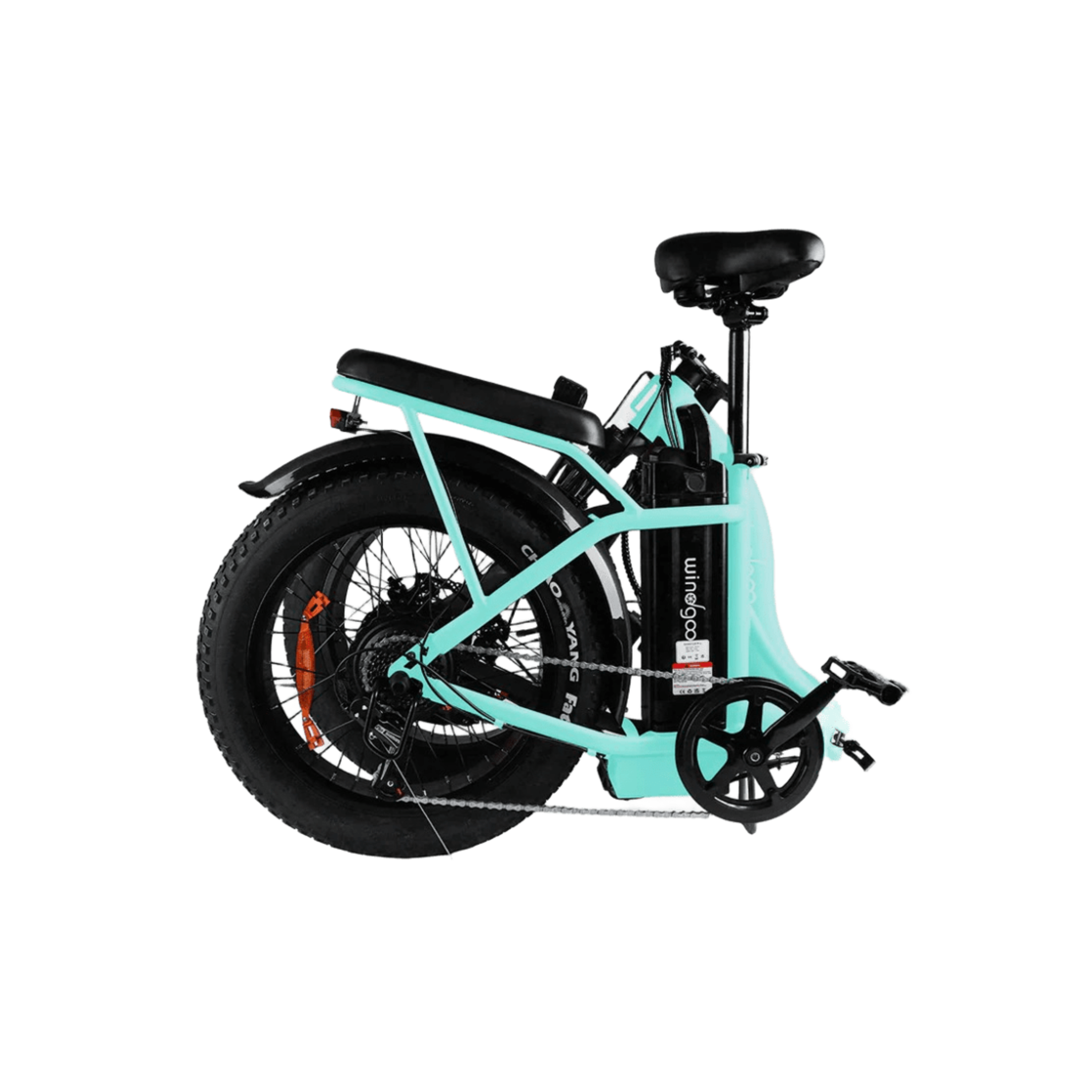 Windgoo E20 Pro - Elektrische Fatbike-Vouwfiets - Mintgroen - 20x4 inch - 120 kg Draagvermogen - Accu 450Wh 48V, 12.5Ah - 250W Motor - 7 Shimano Versnellingen - Dubbele Schijfremmen