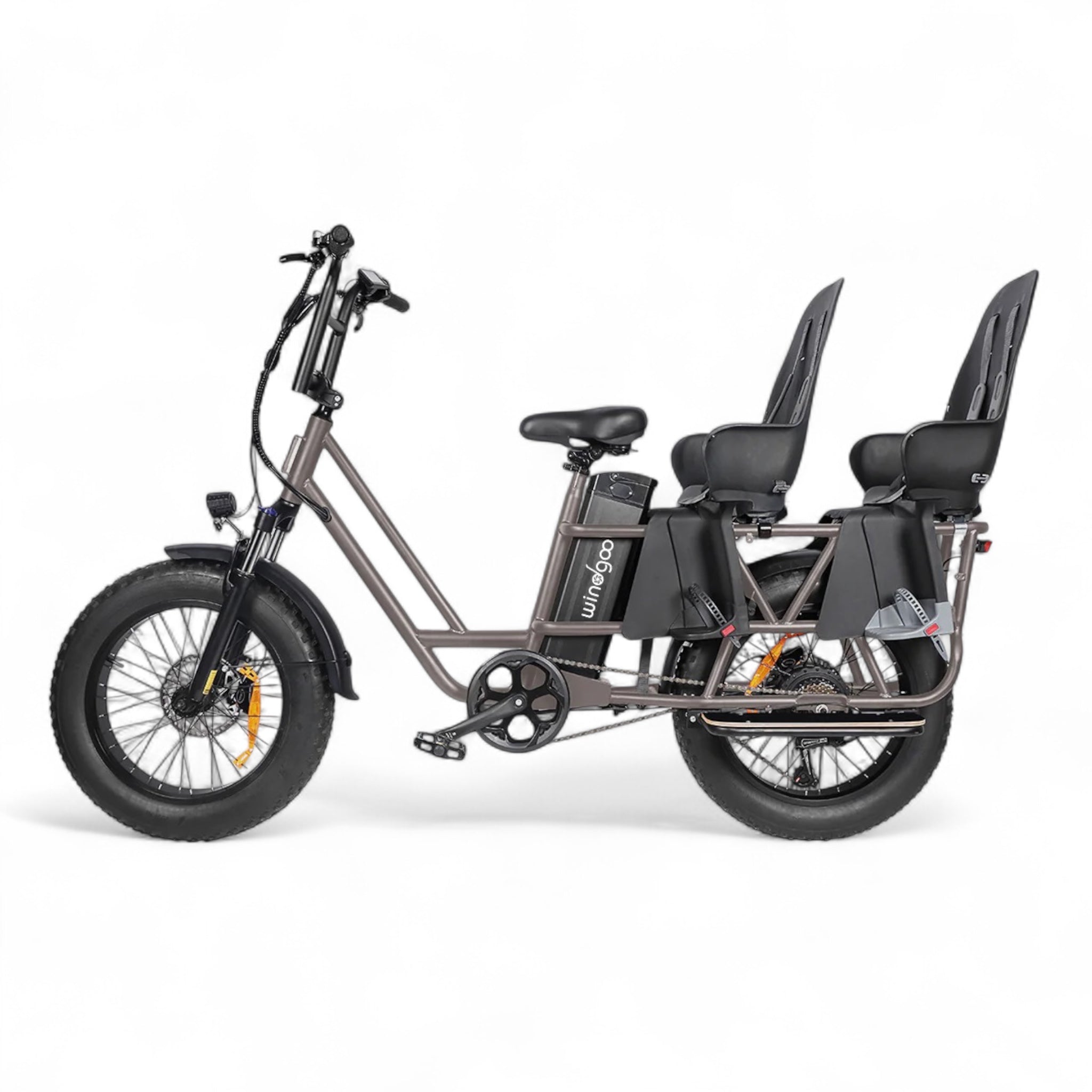 Windgoo F30 – Elektrische Vouwfiets – Grijs – 14 inch – 250W – 36V – 7 Versnellingen – Actieradius 60-80 km – Frame 14 inch - AE-trading