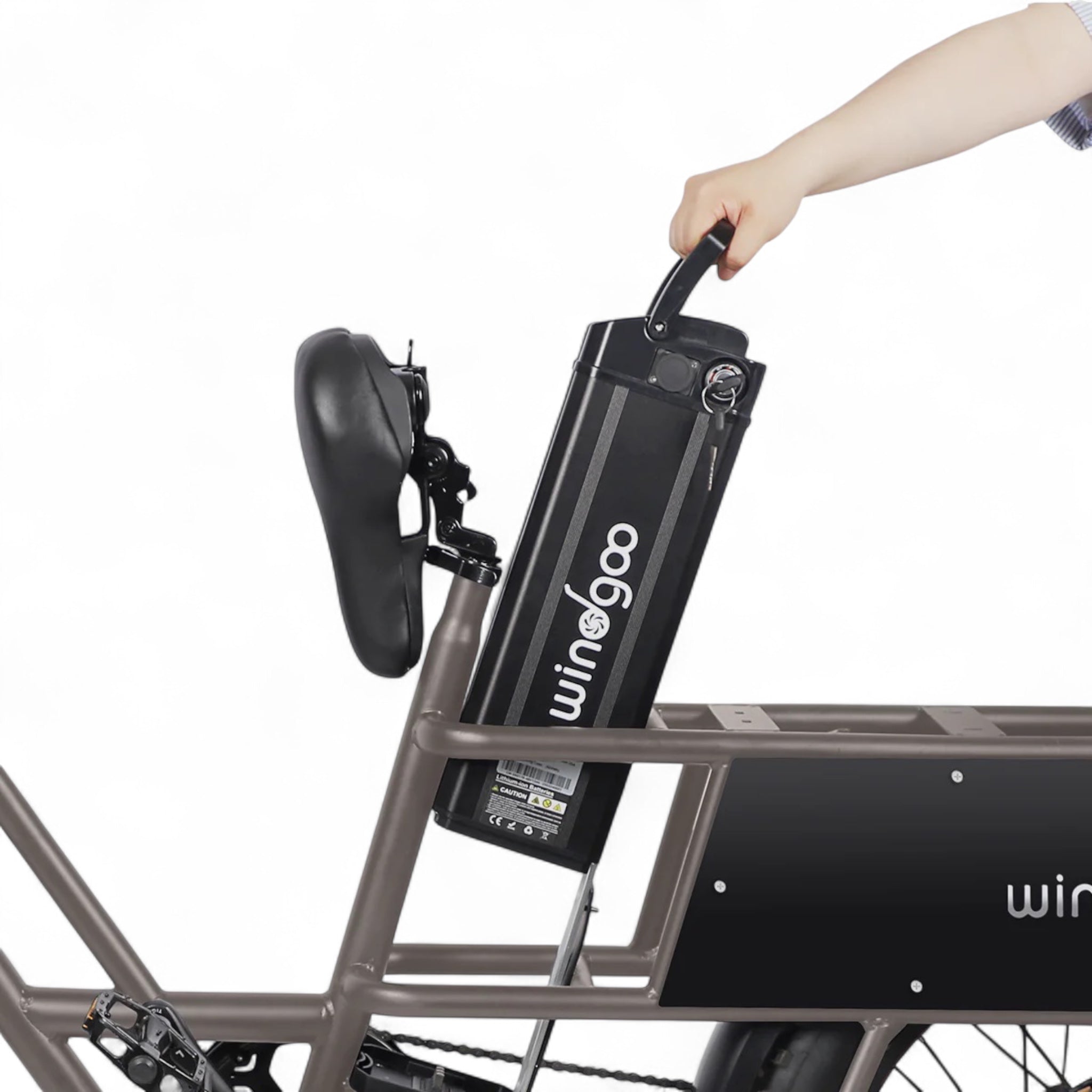 Windgoo F30 – Elektrische Vouwfiets – Grijs – 14 inch – 250W – 36V – 7 Versnellingen – Actieradius 60-80 km – Frame 14 inch - AE-trading